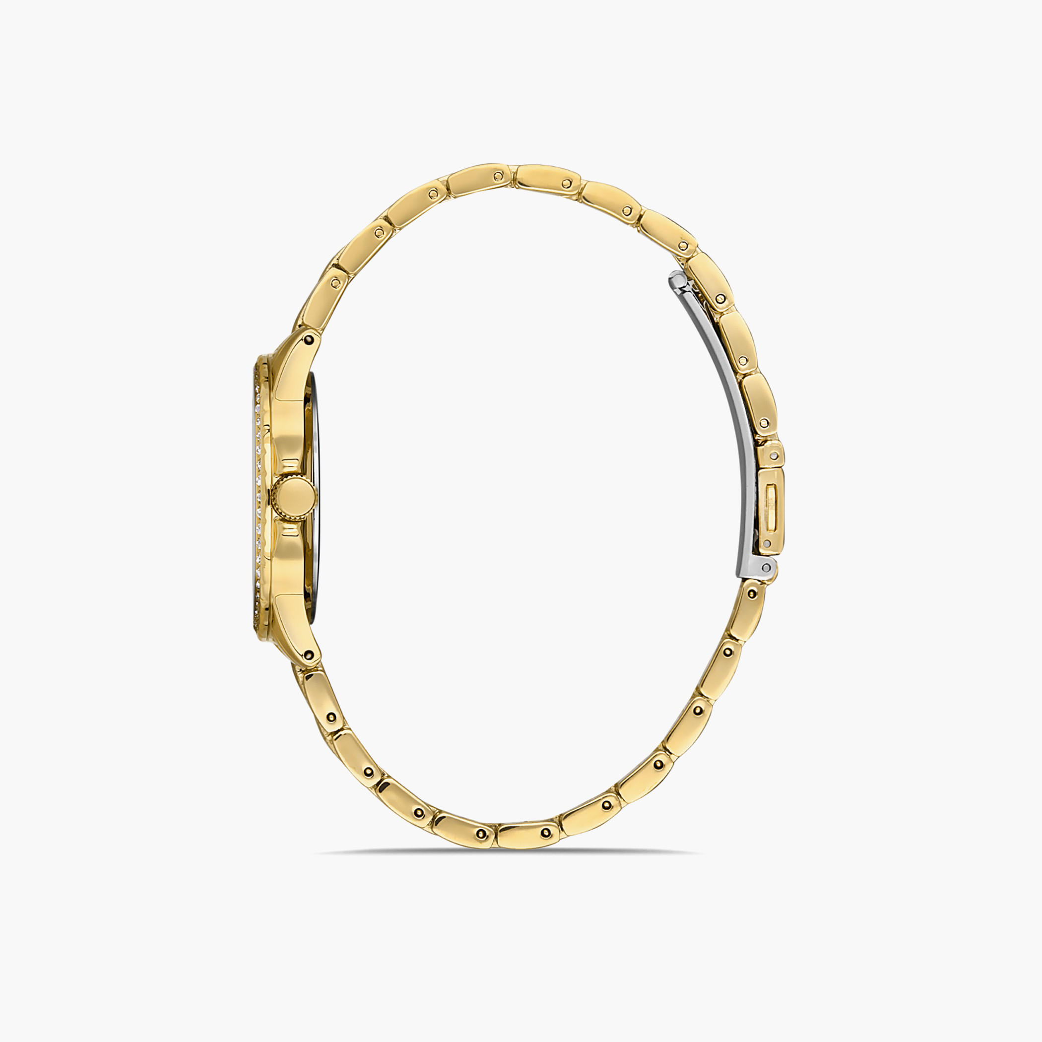  00JSS014Q008 - ساعة انالوج من اوماكس للنساء بمينا أبیض مع سوار ذهبي -women-watchesandjewellery-watches-image-2