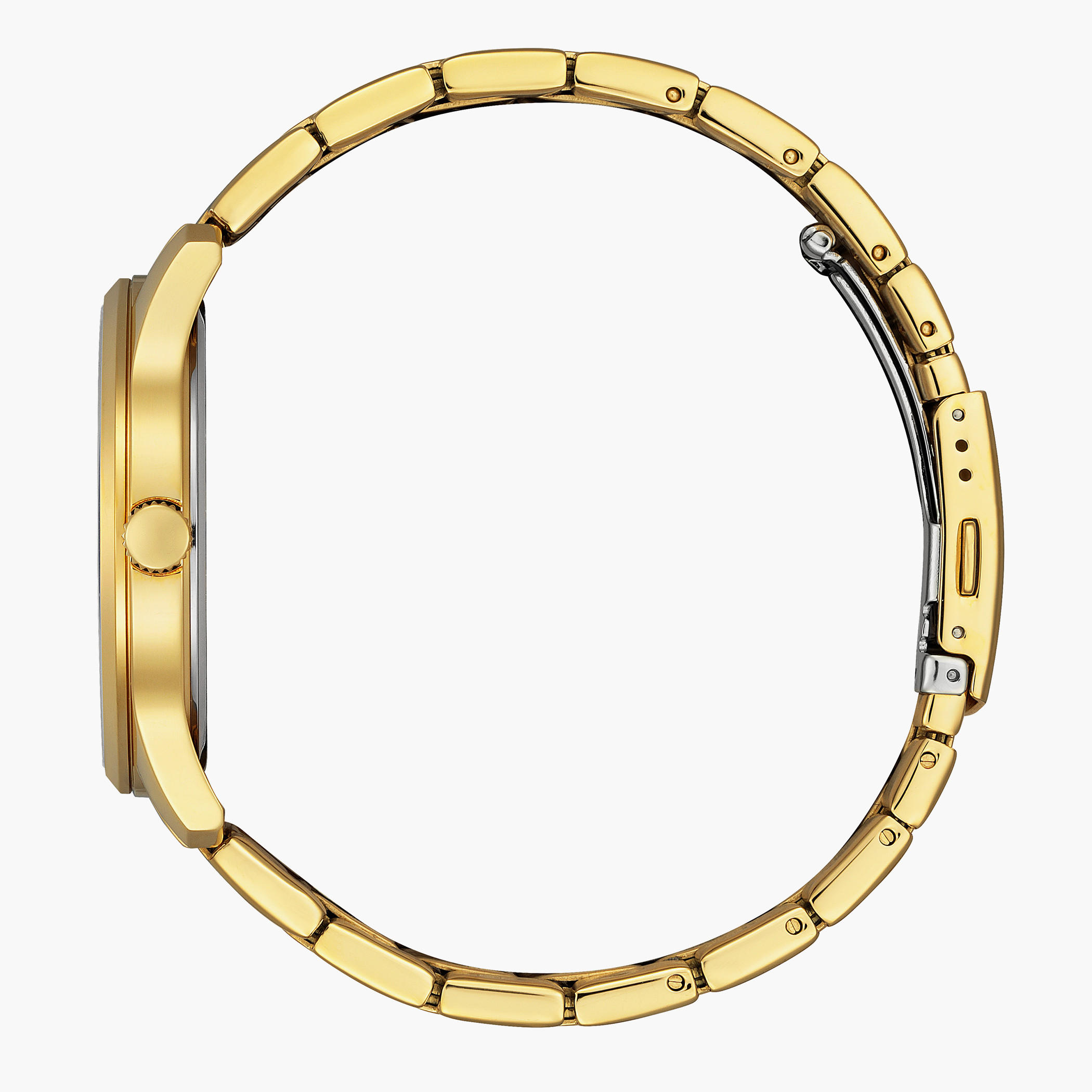 Citizen Quartz Men Black Dial Analog Watch with Gold Strap - BH5002-53E | 42 MM-men-watchesandjewellery-watches-image-2
