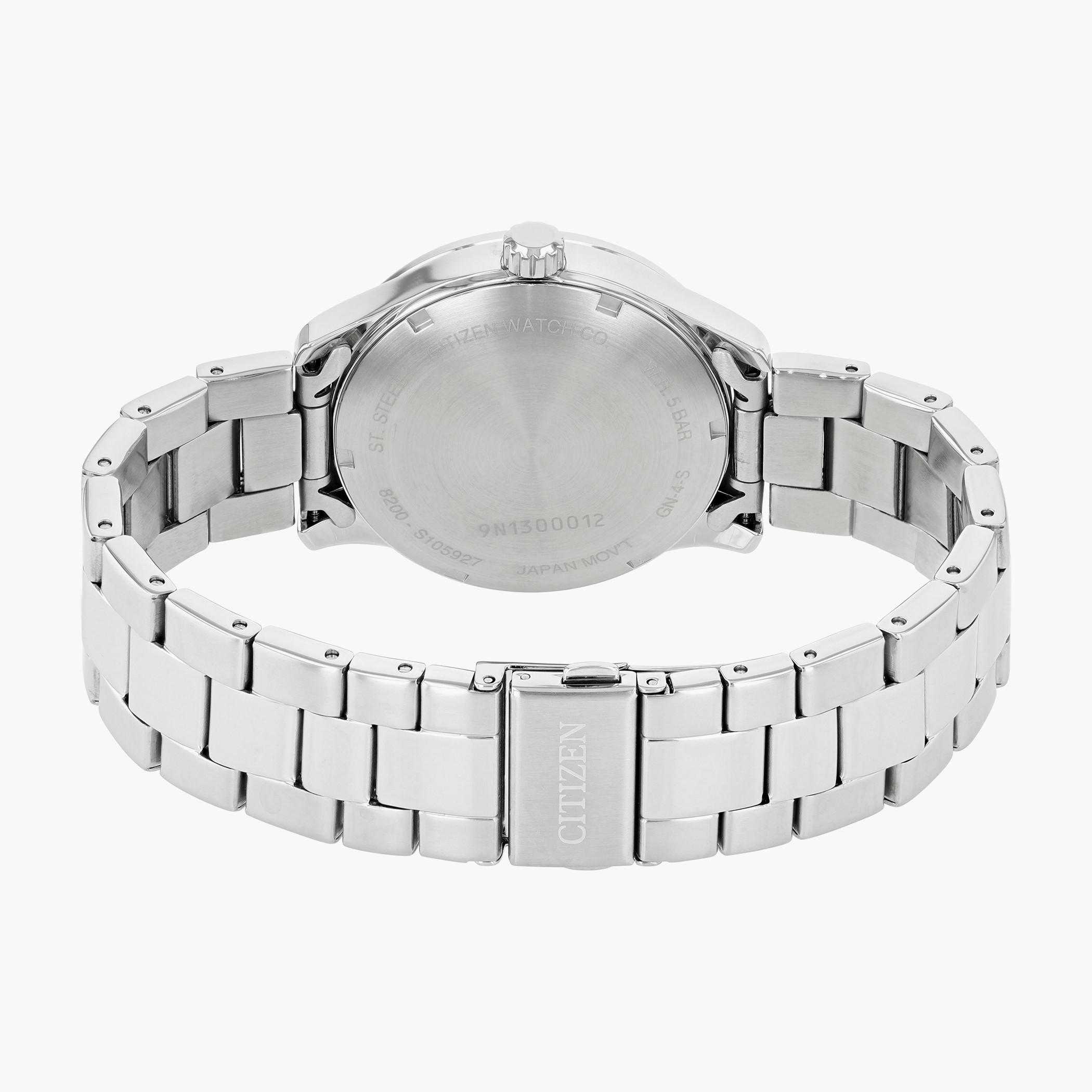 Citizen Mechanical Day & Date Men White Dial Analog Watch with Silver Strap - NH8350-83A | 40 MM-men-watchesandjewellery-watches-image-3
