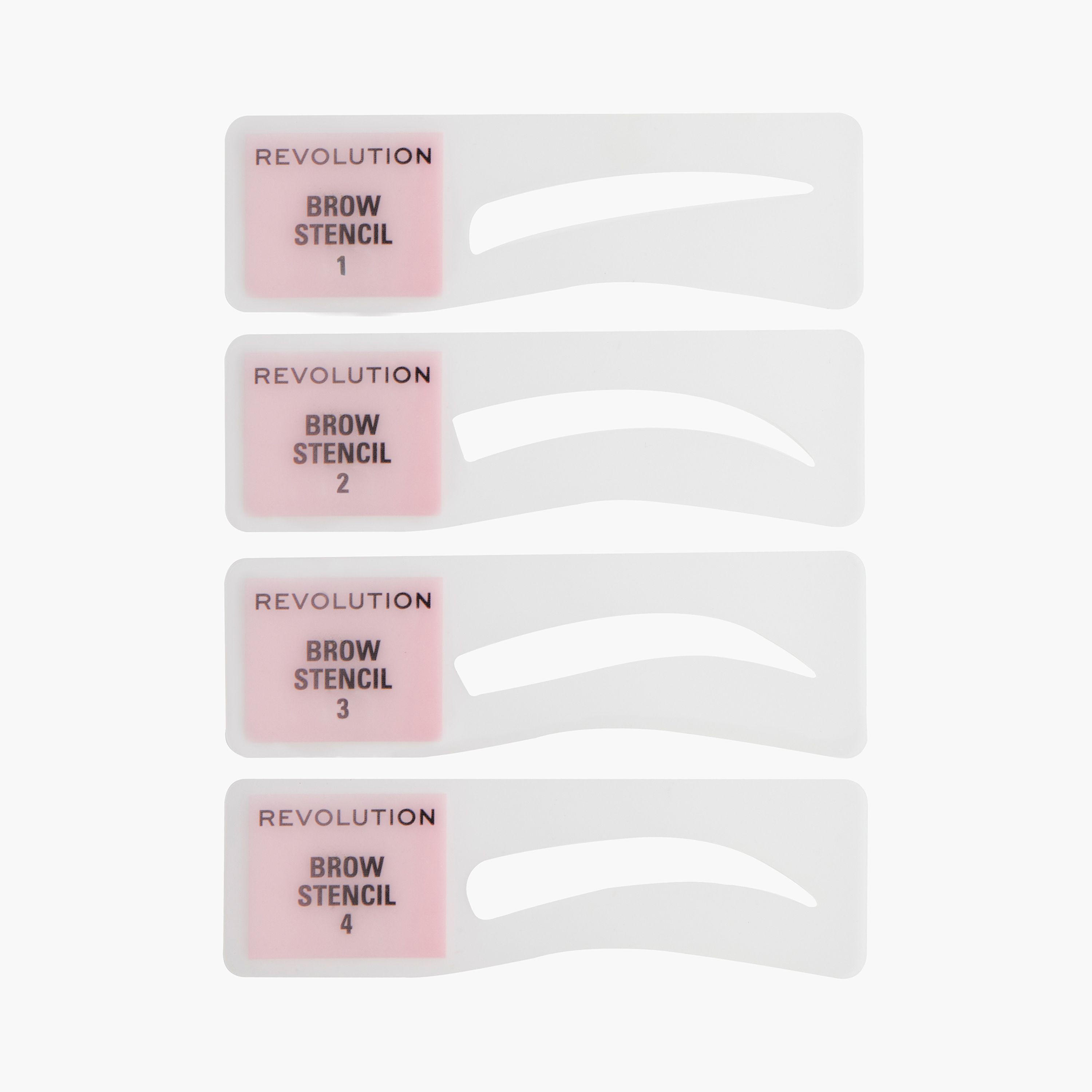 Makeup Revolution Brow Powder Stamp and Stencil Kit-beautyandpersonalcare-makeup-eyes-eyebrows-image-3