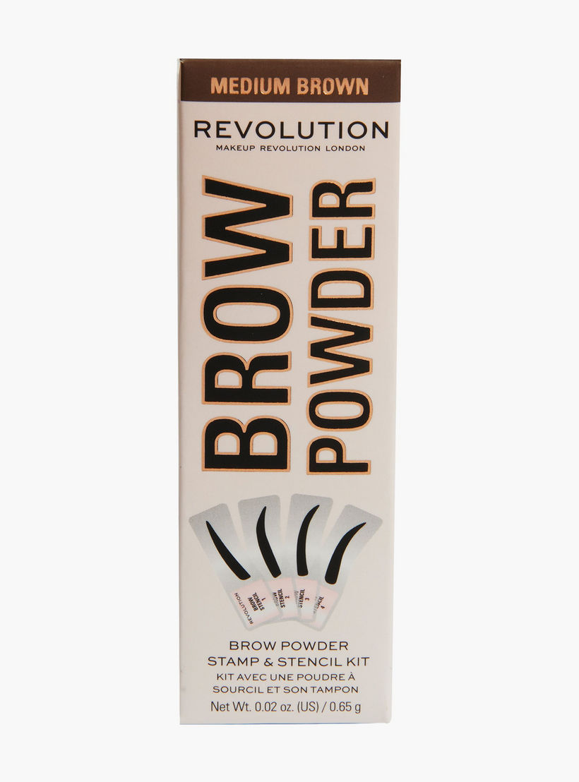طقم استنسل وبودرة حواجب من ميك آب ريفولوشن-beautyandpersonalcare-makeup-eyes-eyebrows-image-5