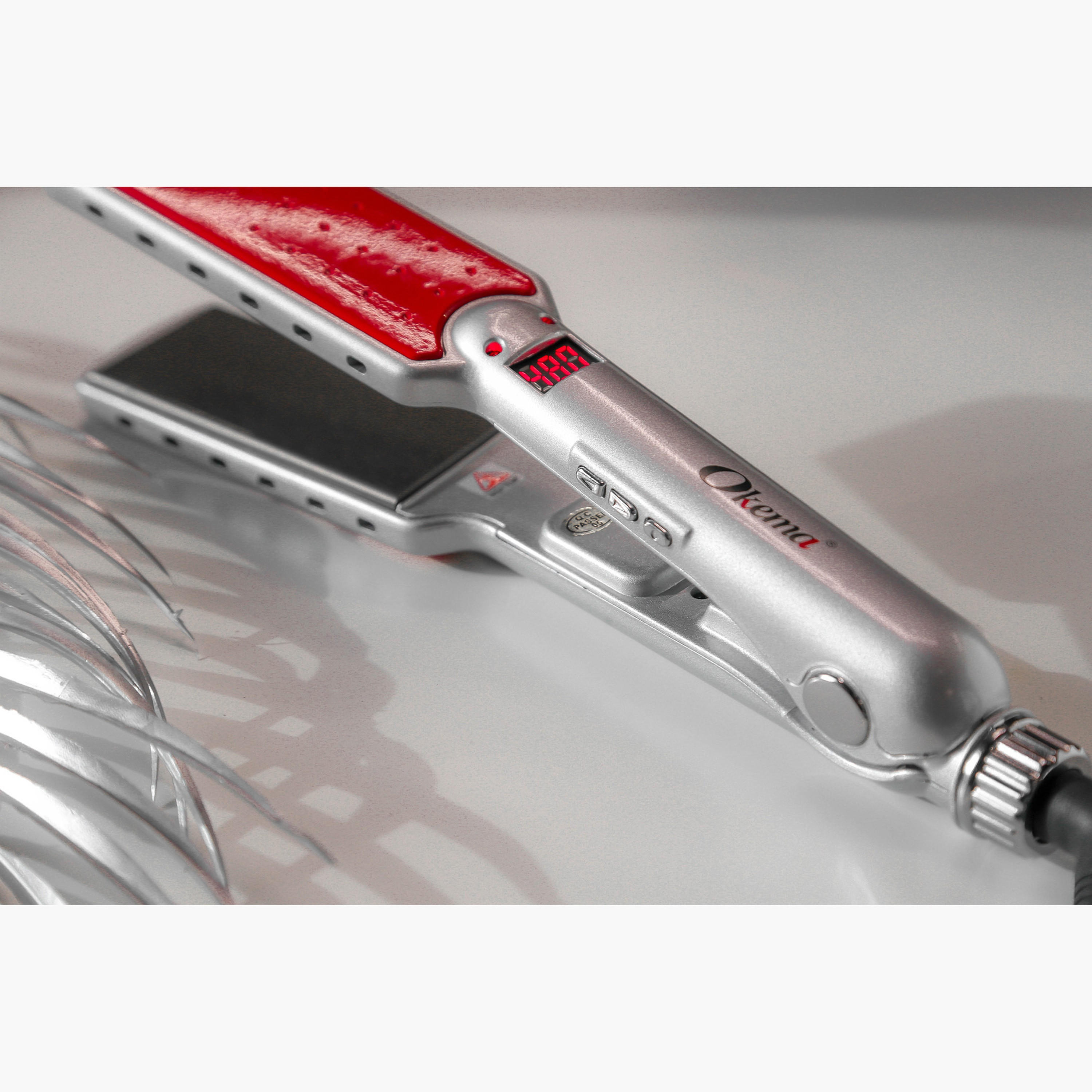 Okema Ceramic Flat Iron Hair Straightener-beautyandpersonalcare-appliances-hairstylingtools-straighteners-image-5