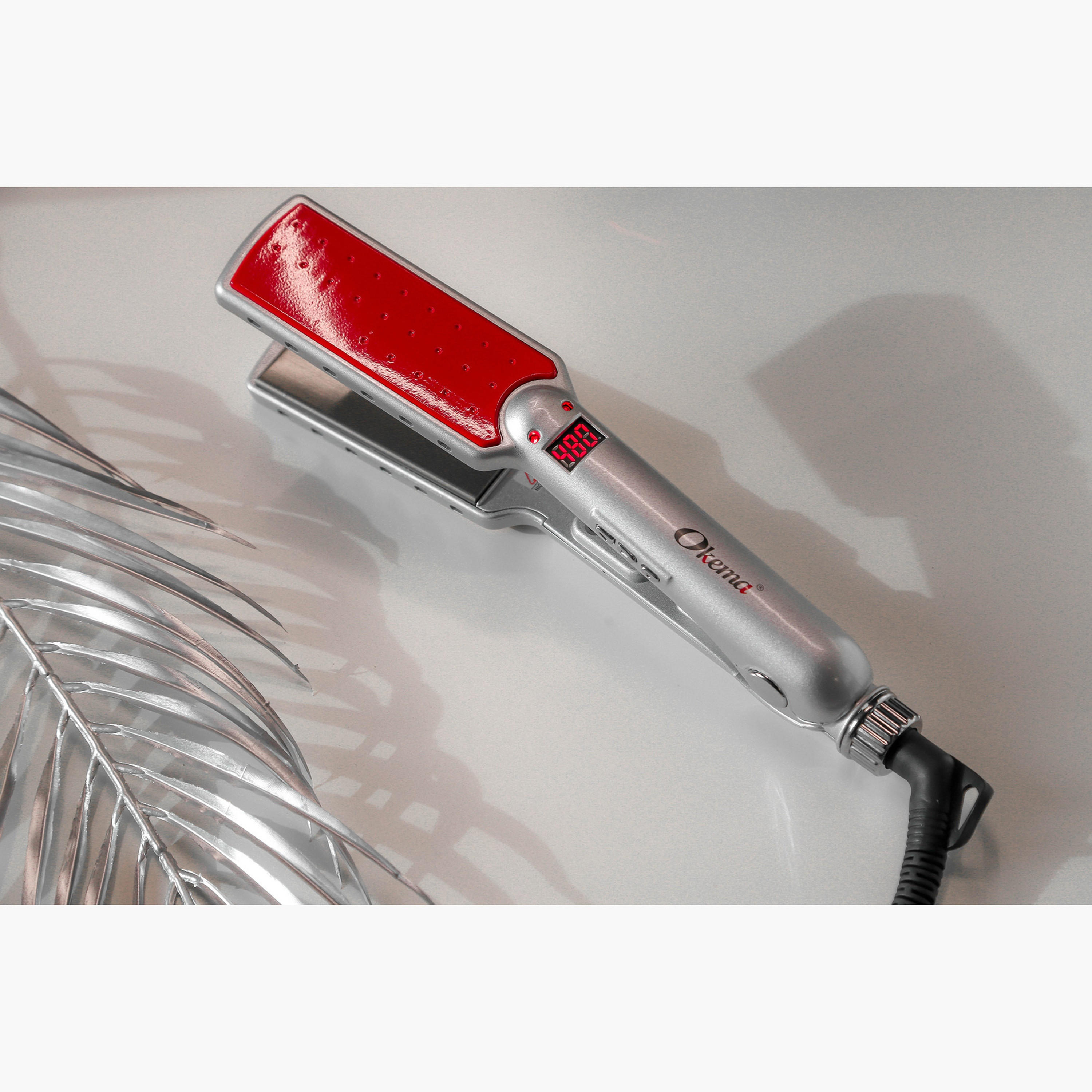 مكواة شعر سيراميك مسطحة من أوكيما-beautyandpersonalcare-appliances-hairstylingtools-straighteners-image-6