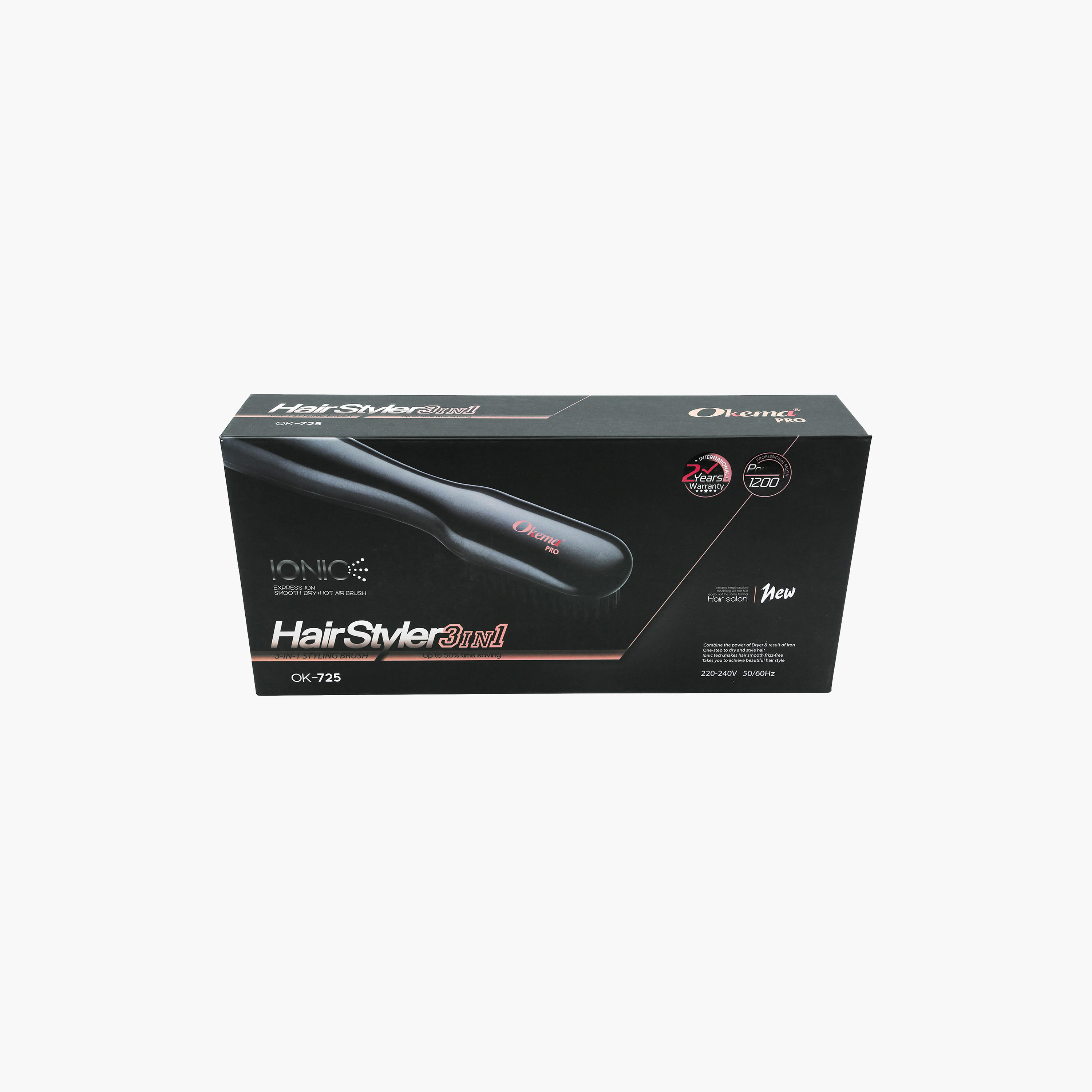 Okema Pro 3-in-1 Hair Straightening and Styling Brush-beautyandpersonalcare-appliances-hairstylingtools-straighteners-image-4