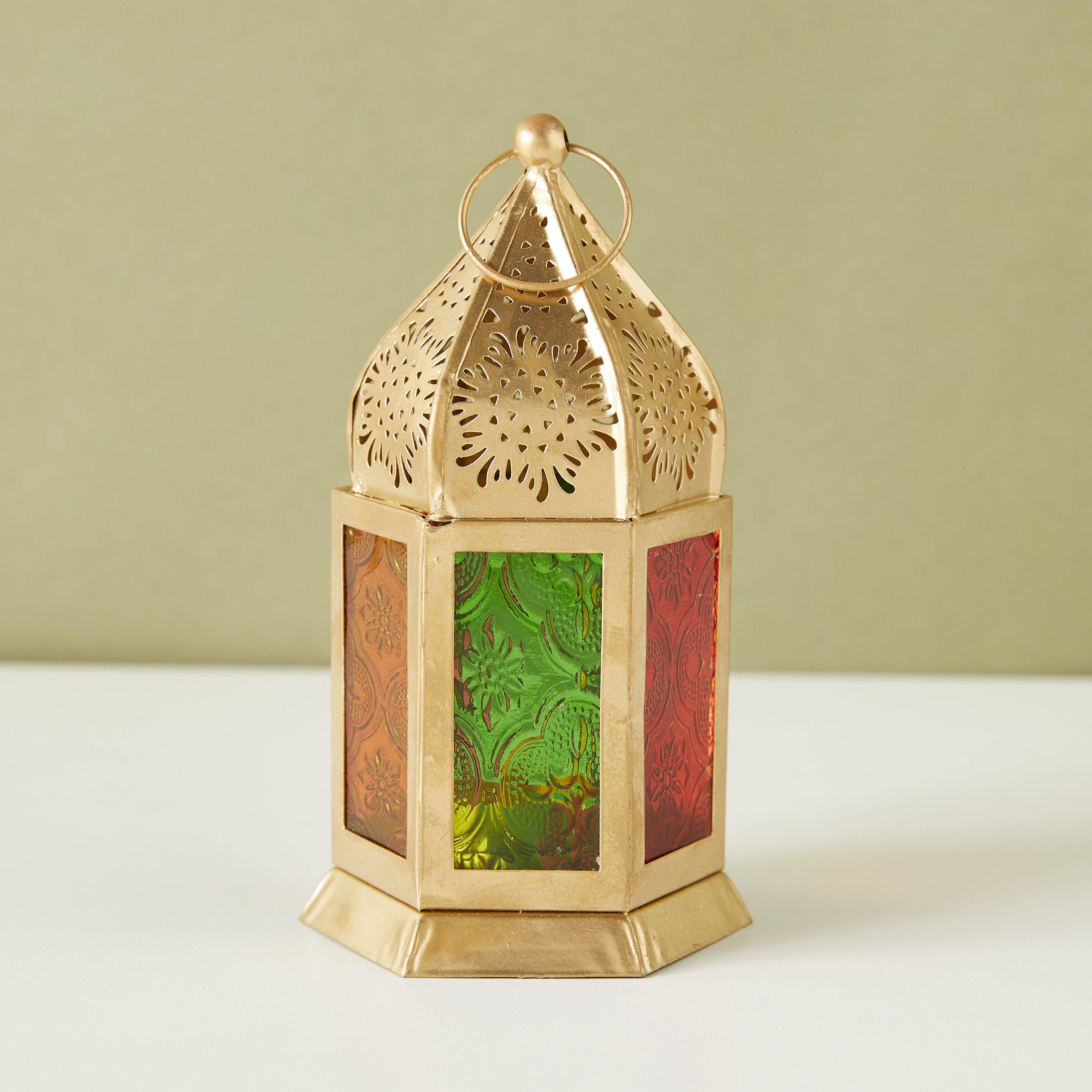 Iron Decorative Tealight Candle Lantern - 16 cms-household-decor-candleholdersandlanterns-image-2