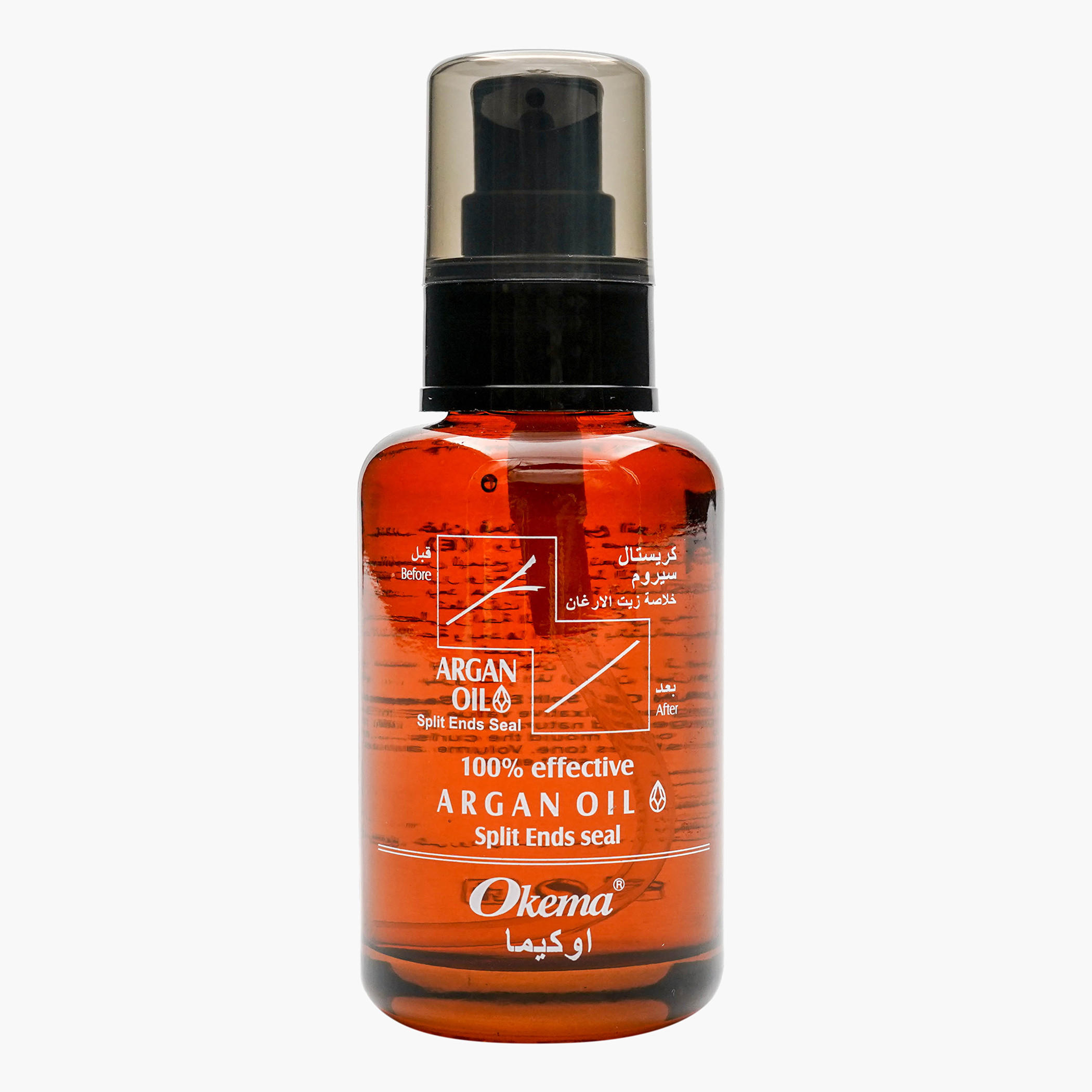 Okema Argan Oil Split Ends Seal - 60 ml-beautyandpersonalcare-hair-haircare-hairserums-image-1