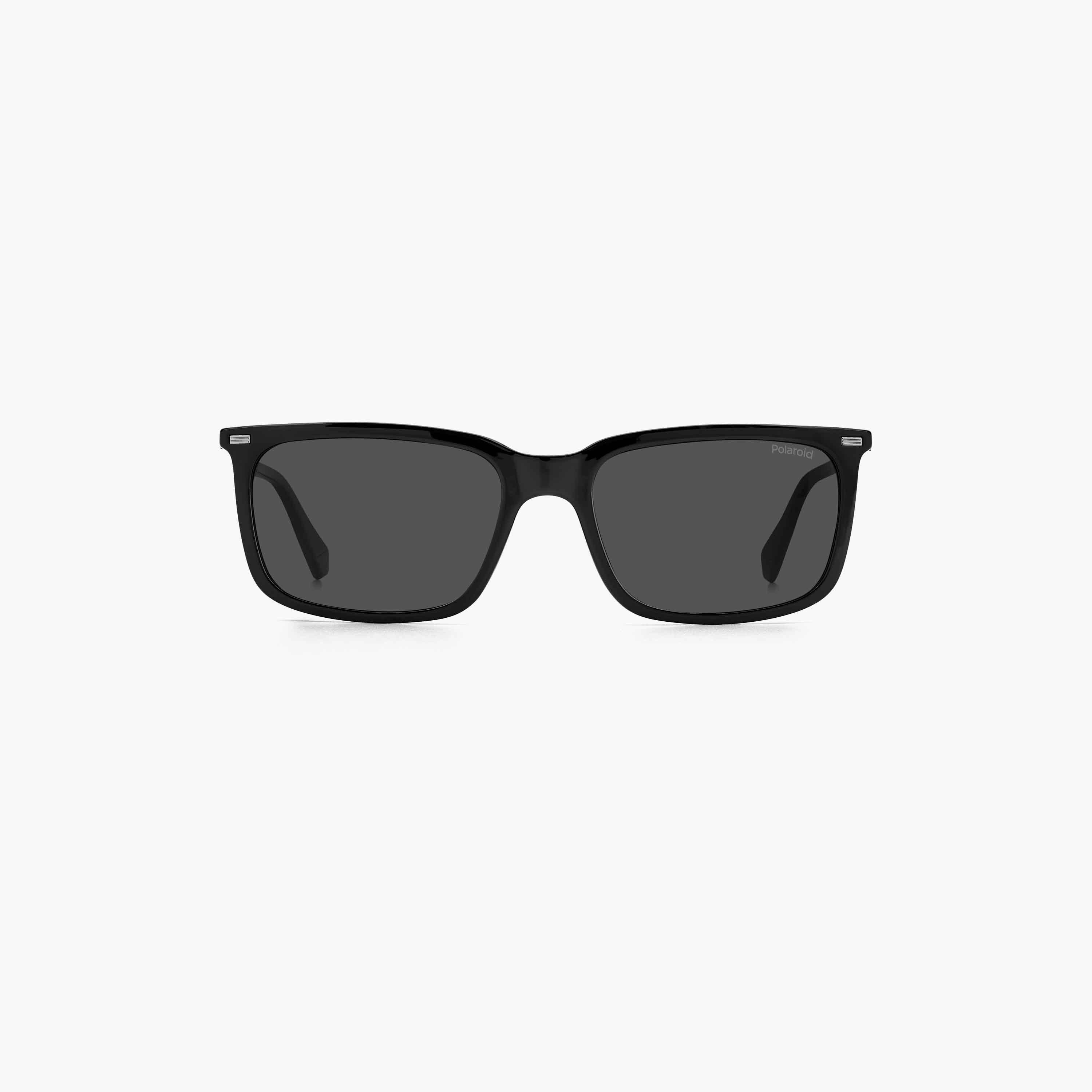 Polaroid Men's Polarized and UV Protected Grey Lens 55 mm Rectangular Sunglasses | 204303-girls-accessories-sunglasses-image-4