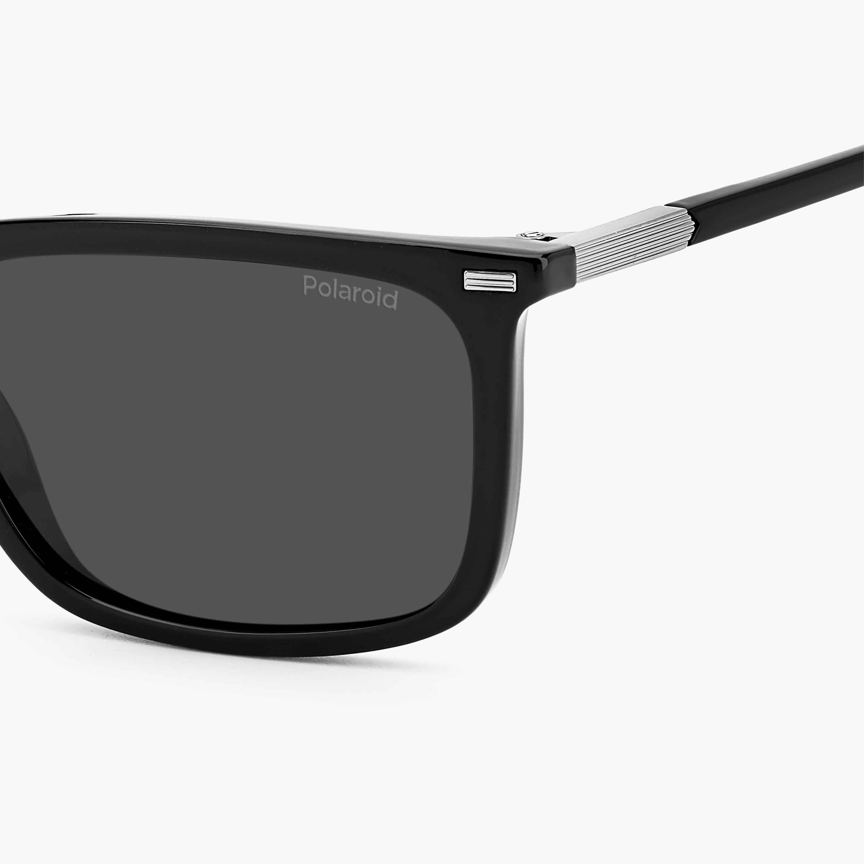 Polaroid Men's Polarized and UV Protected Grey Lens 55 mm Rectangular Sunglasses | 204303-girls-accessories-sunglasses-image-8