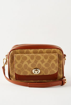حقيبة كروس بطبعات من ساشا مع إغلاق بسحاب وإبزيم ملتوي-women-bagsandwallets-handbags-image-1