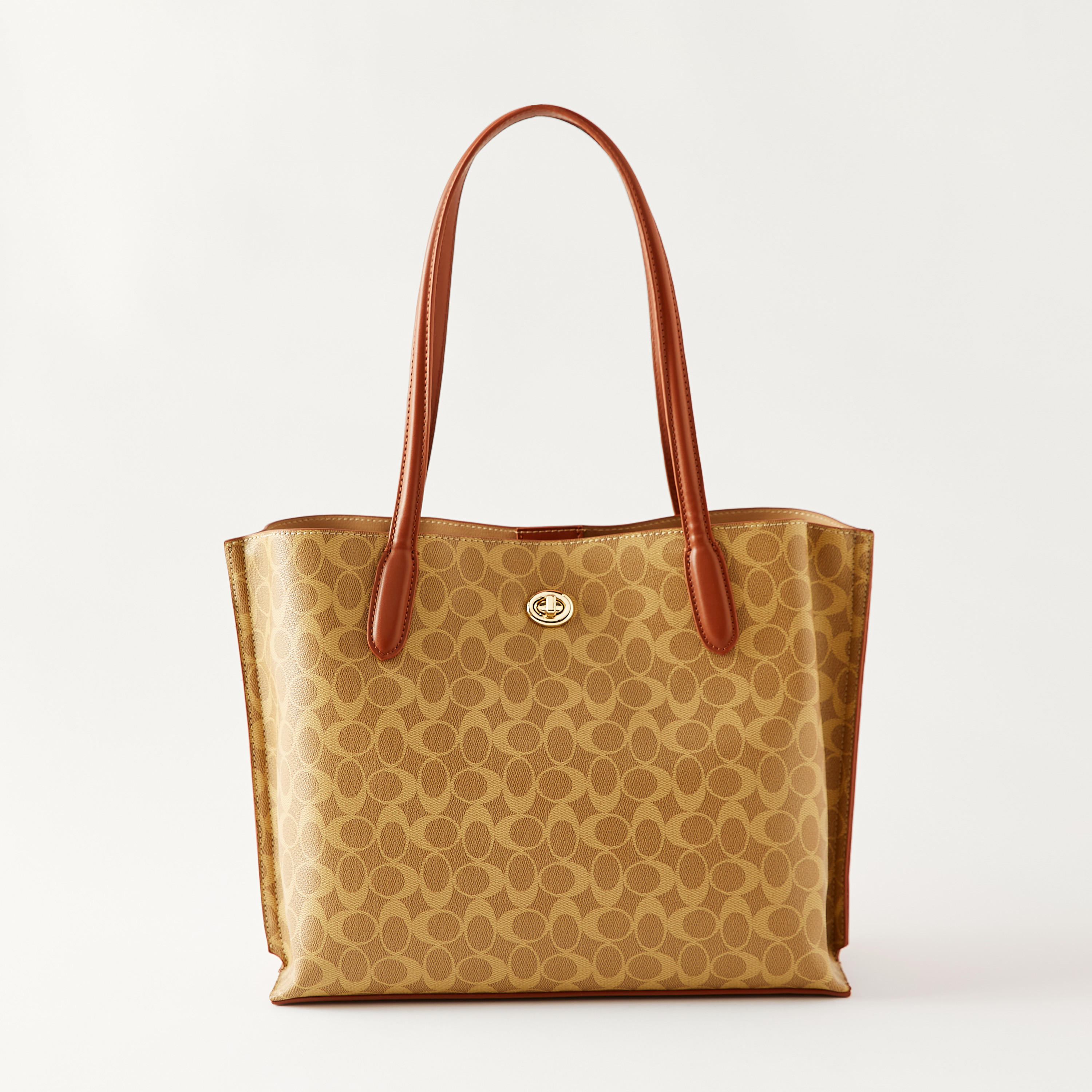 شنطة توتي بمقابض مزدوجة وسحاب إغلاق وطبعات من ساشا-women-bagsandwallets-handbags-image-1
