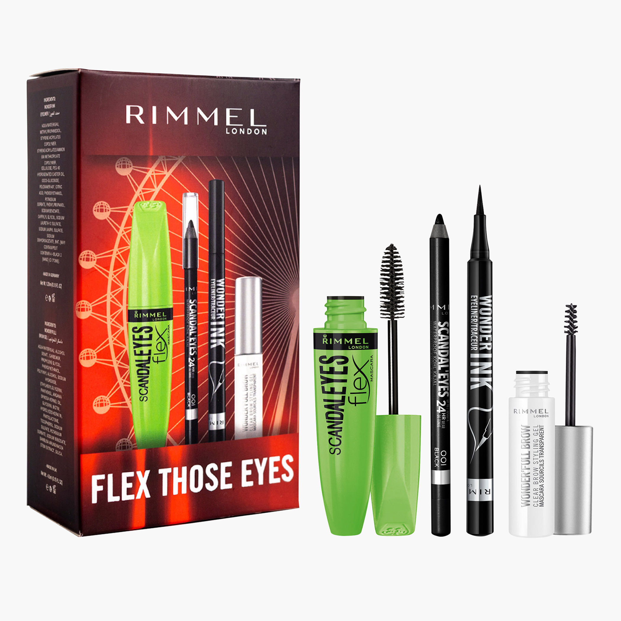 مجموعة مكياج فليكس ذوز آيز من ريميل - 4 قطع-beautyandpersonalcare-giftsets-image-1