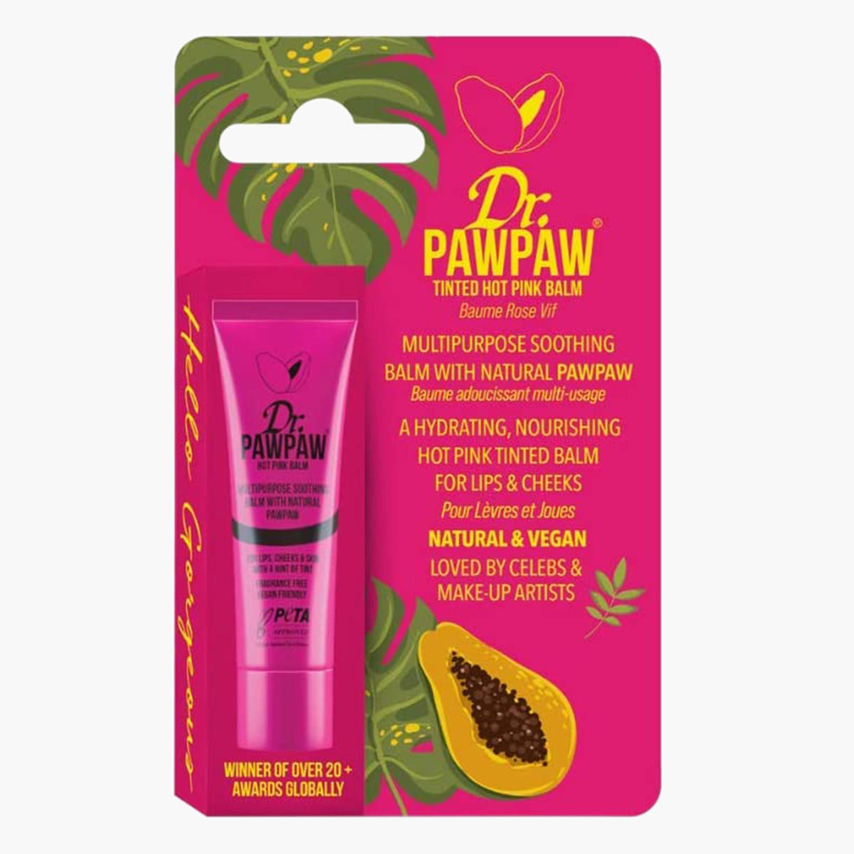 Dr. PAWPAW Hot Pink Lip and Cheek Balm - 10 ml-beautyandpersonalcare-skin-lipcare-image-1