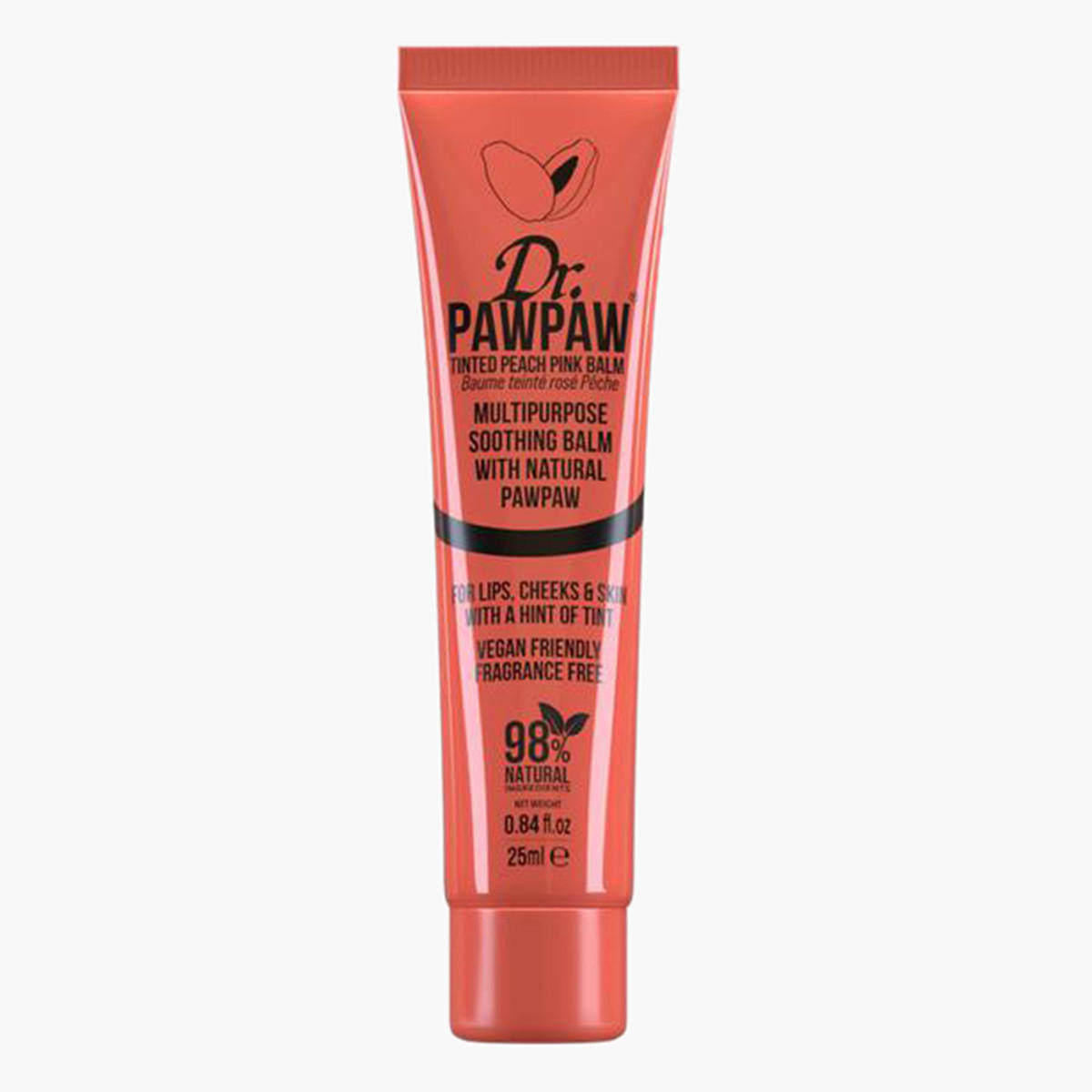Dr. PAWPAW Tinted Peach Pink Lip and Cheek Balm - 25 ml-beautyandpersonalcare-skin-lipcare-image-1