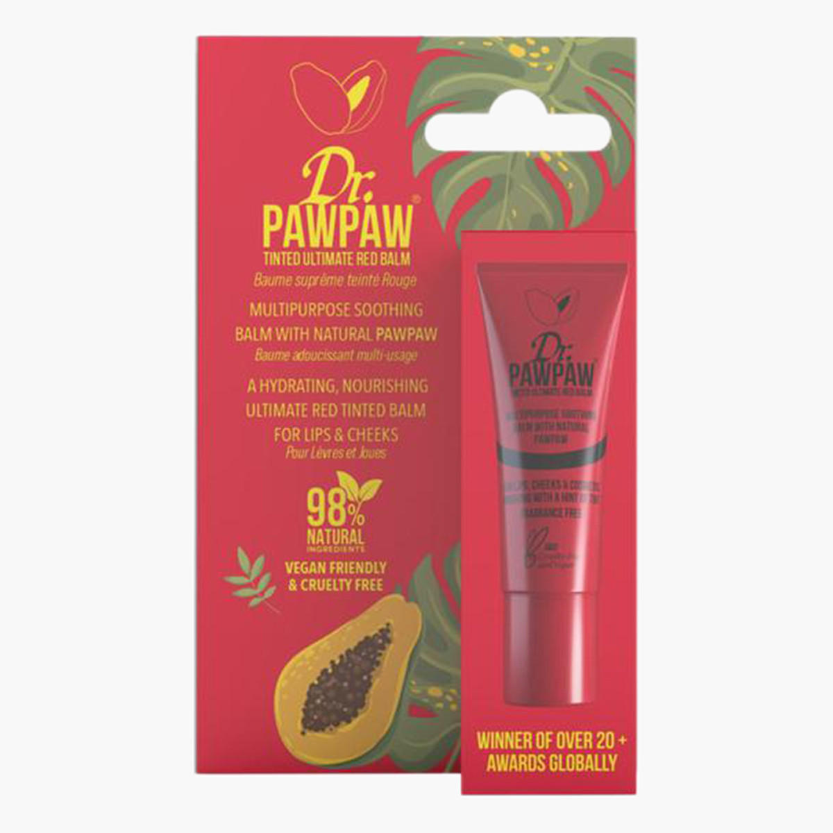 Dr. PAWPAW Tinted Ultimate Red Lip and Cheek Balm - 10 ml-beautyandpersonalcare-skin-lipcare-image-1