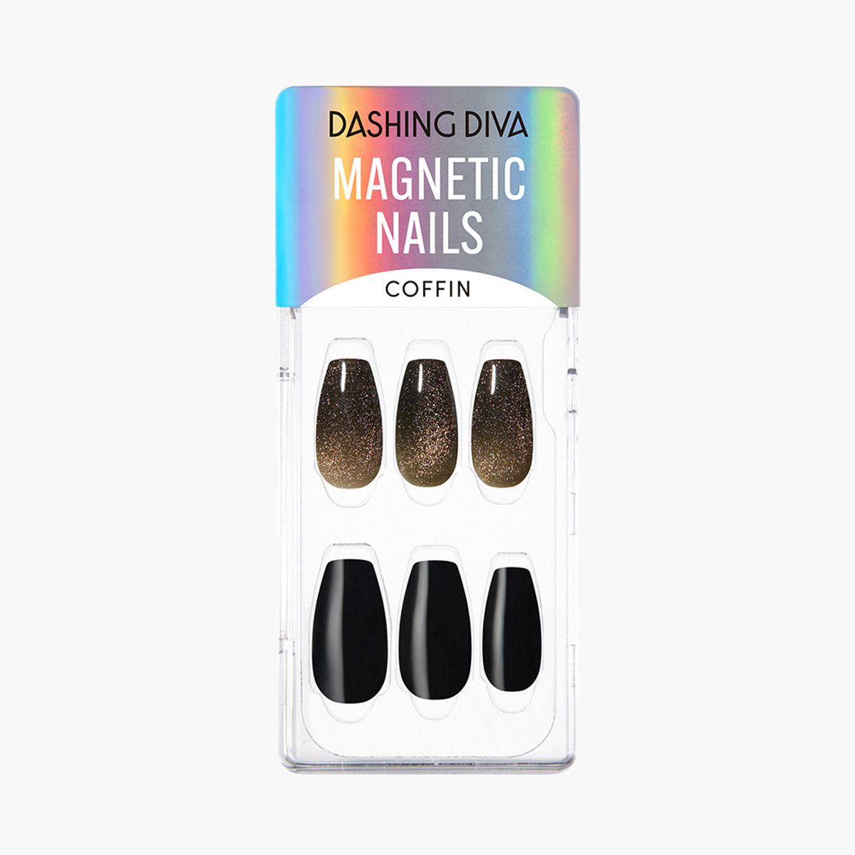 Dashing Diva Magnetic Nails Coffin Press-On Nails-beautyandpersonalcare-makeup-nails-artificialnails-image-1