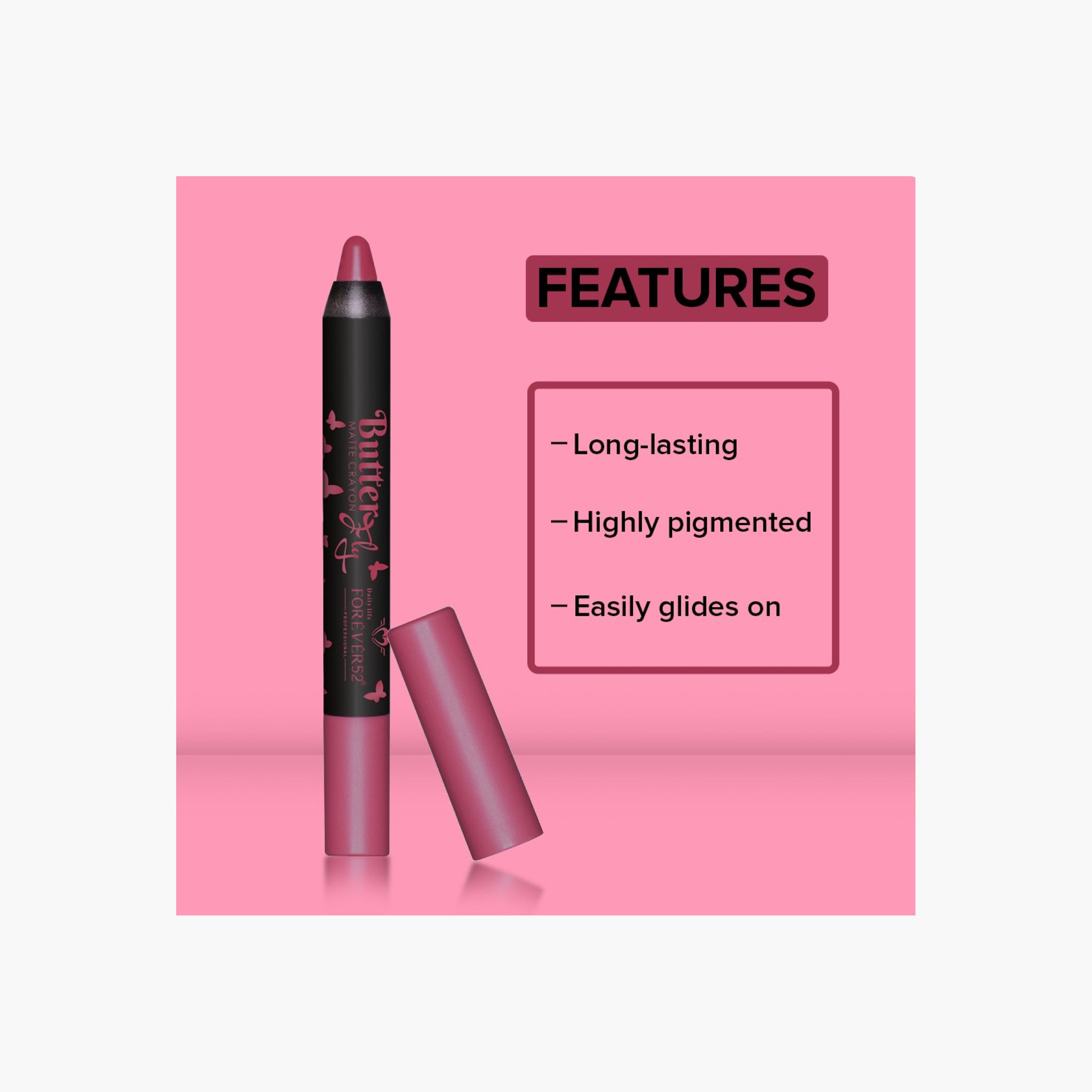 أحمر شفاه مطفي باترفلاي من ديلي لايف فورإيفر 52-beautyandpersonalcare-makeup-lips-lipsticks-image-46