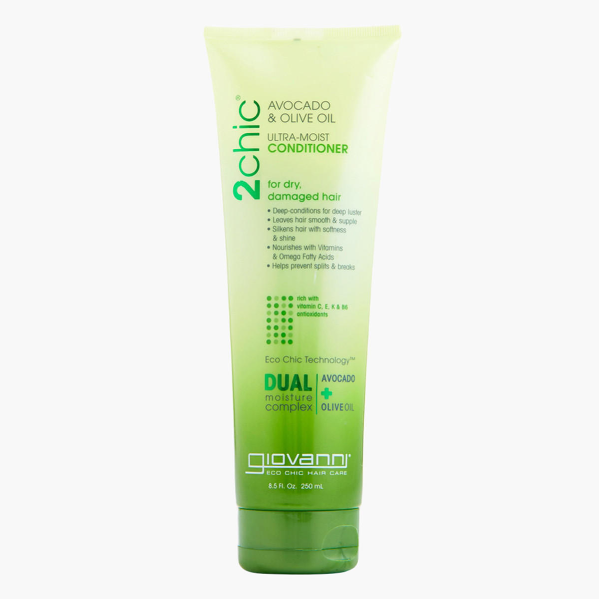 Giovanni 2chic Avocado and Olive Ultra Moist Conditioner - 250 ml-beautyandpersonalcare-hair-haircare-conditioners-image-1