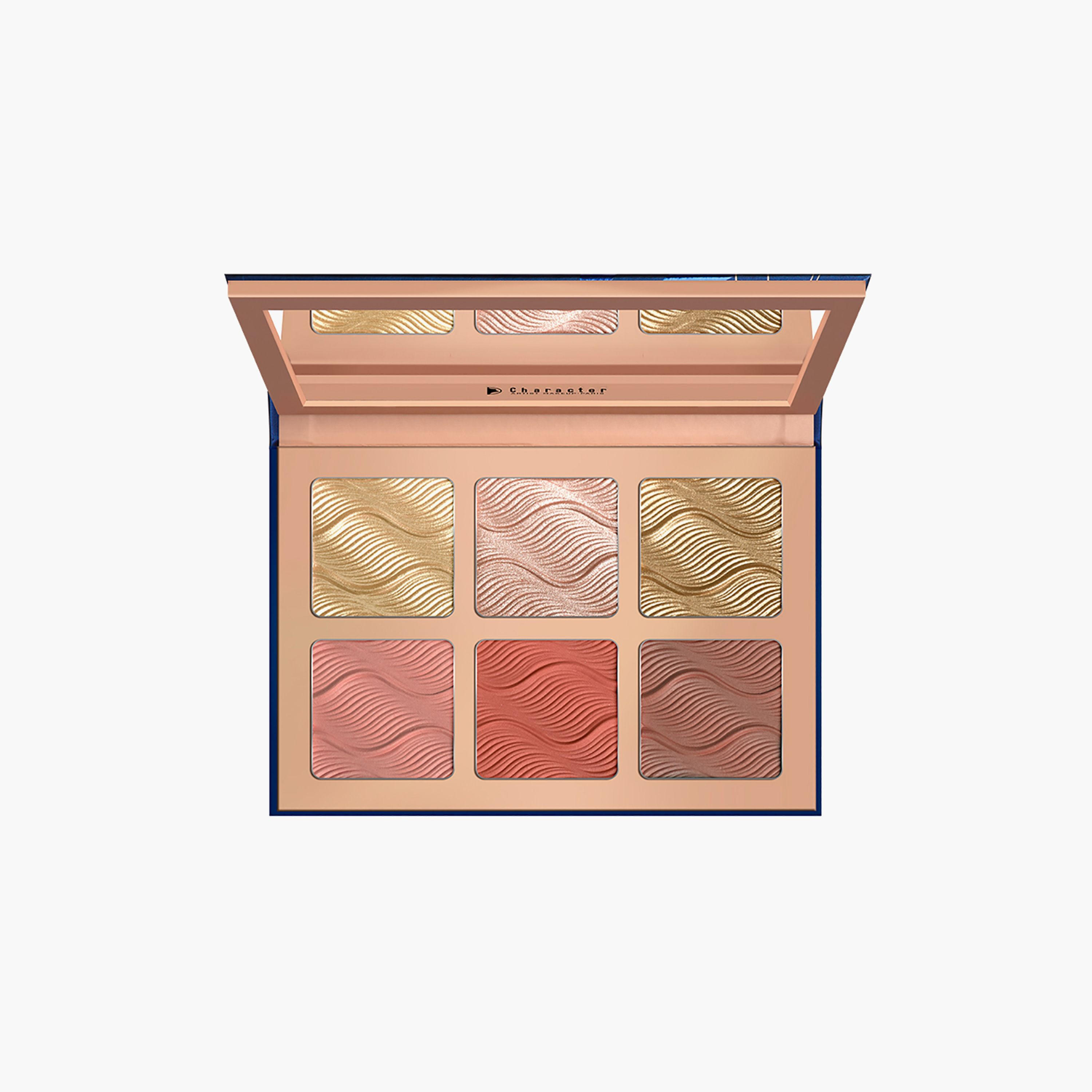 باليت هايلايتر جلو آند بلش من كاركتر كوزماتيكس-beautyandpersonalcare-makeup-face-blushes-image-1