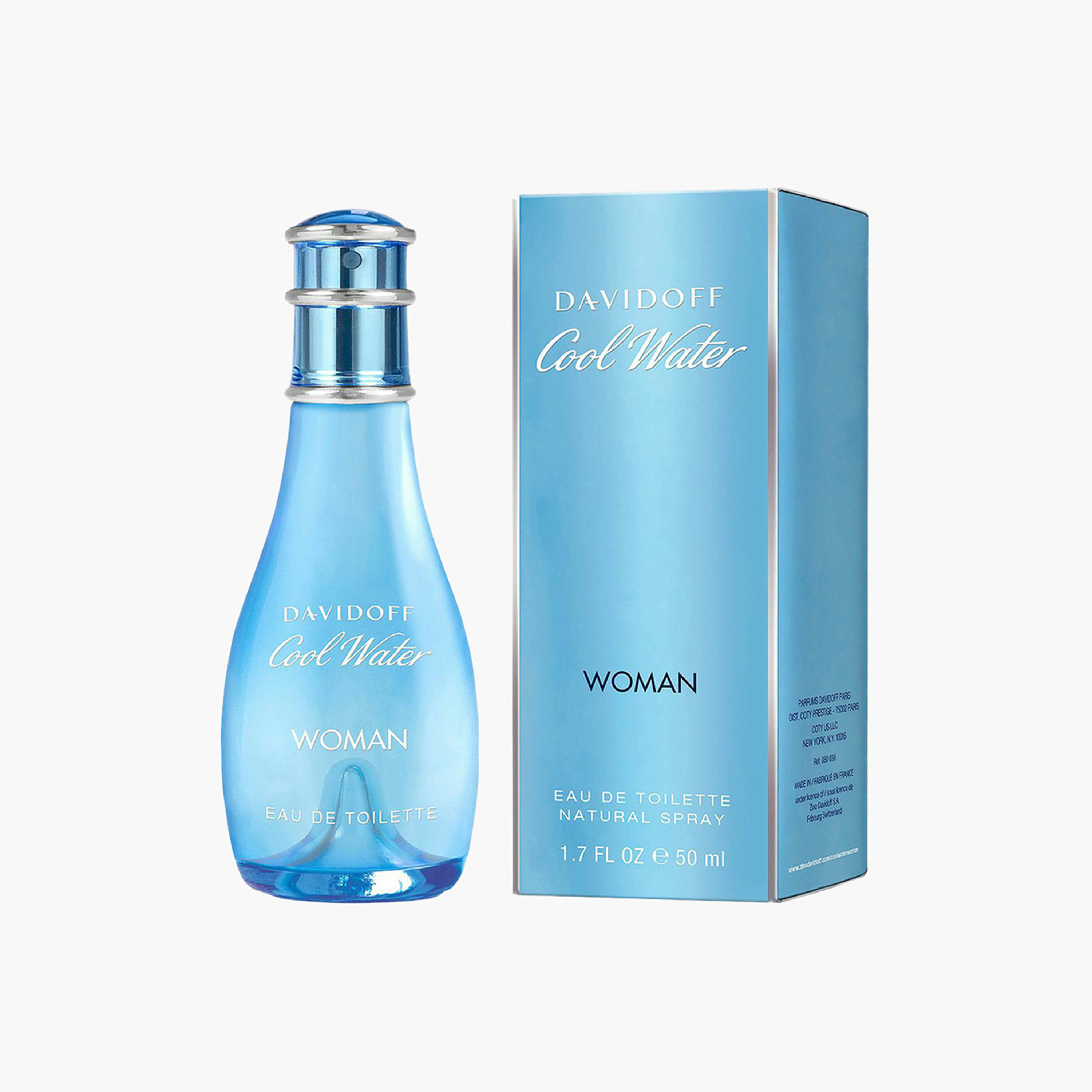 Davidoff Cool Water Eau De Toilette for Women - 50 ml-beautyandpersonalcare-fragrance-women-image-1