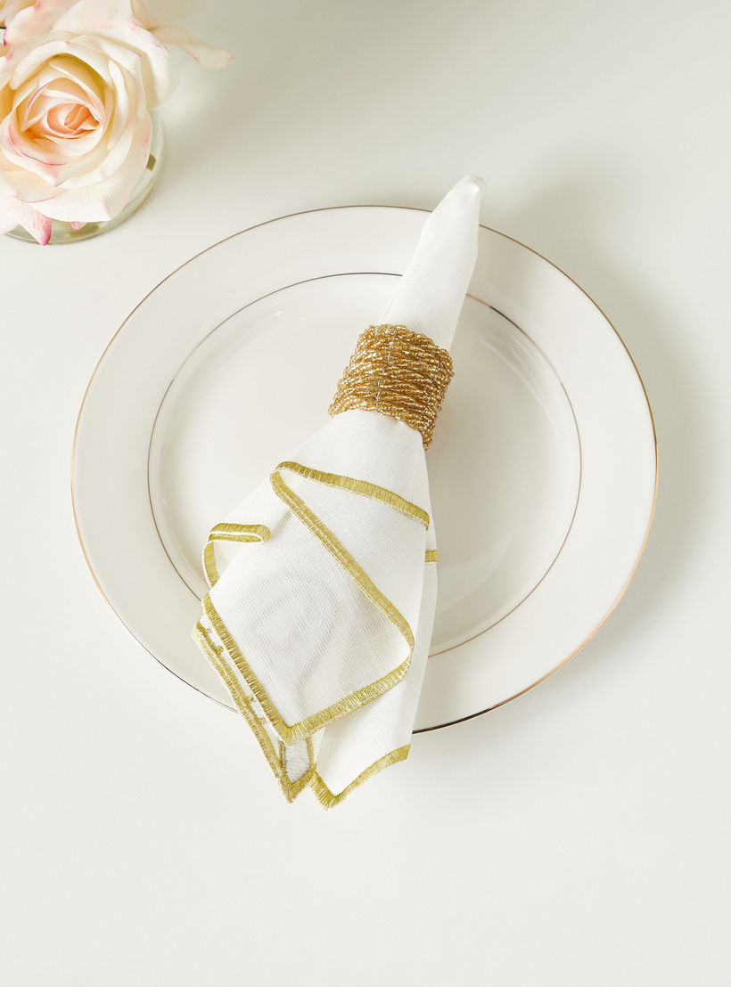 Embellished Napkin Ring - Set of 4-household-kitchen-kitchentoolsandutensils-image-1