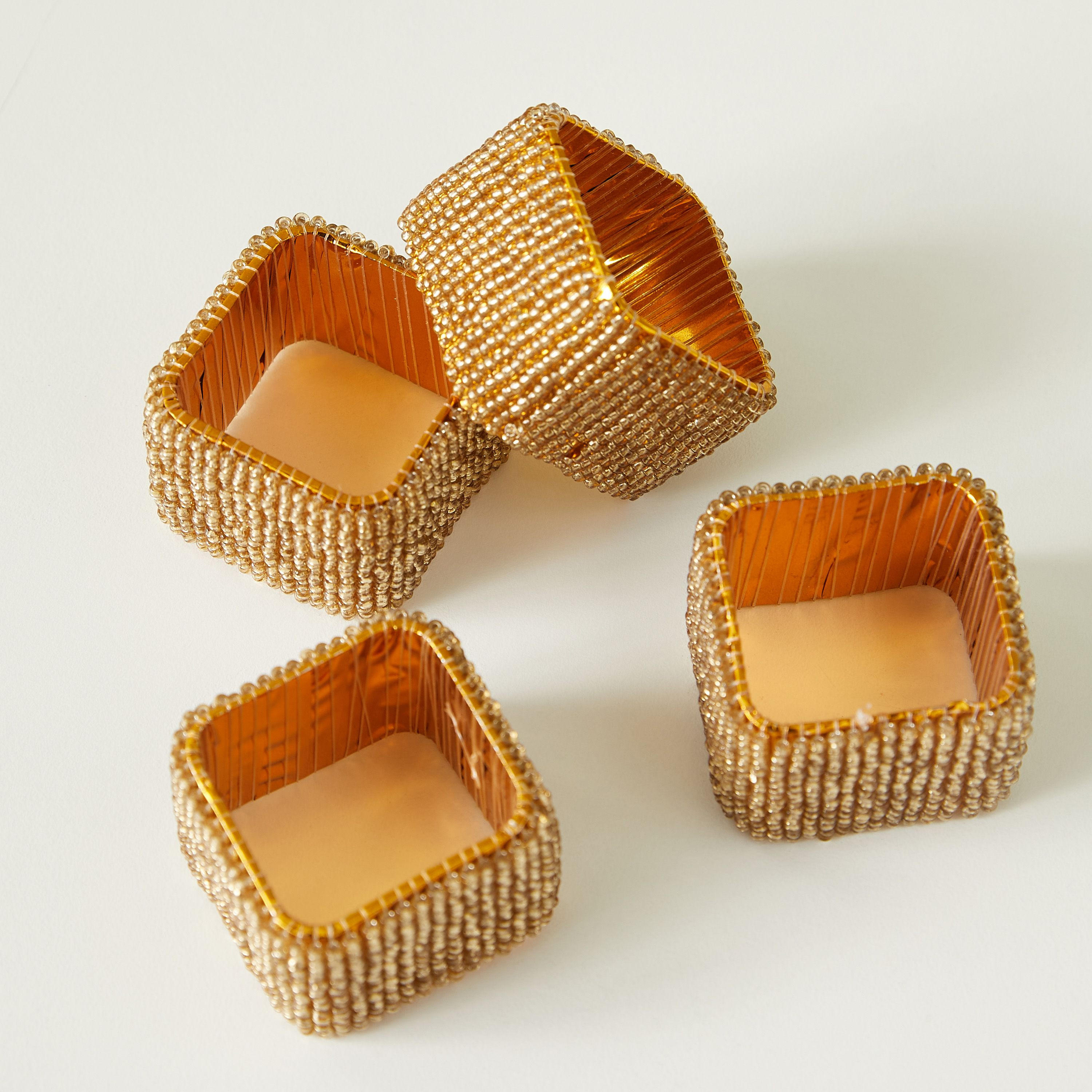 Embellished Napkin Ring - Set of 4-household-kitchen-kitchentoolsandutensils-image-4