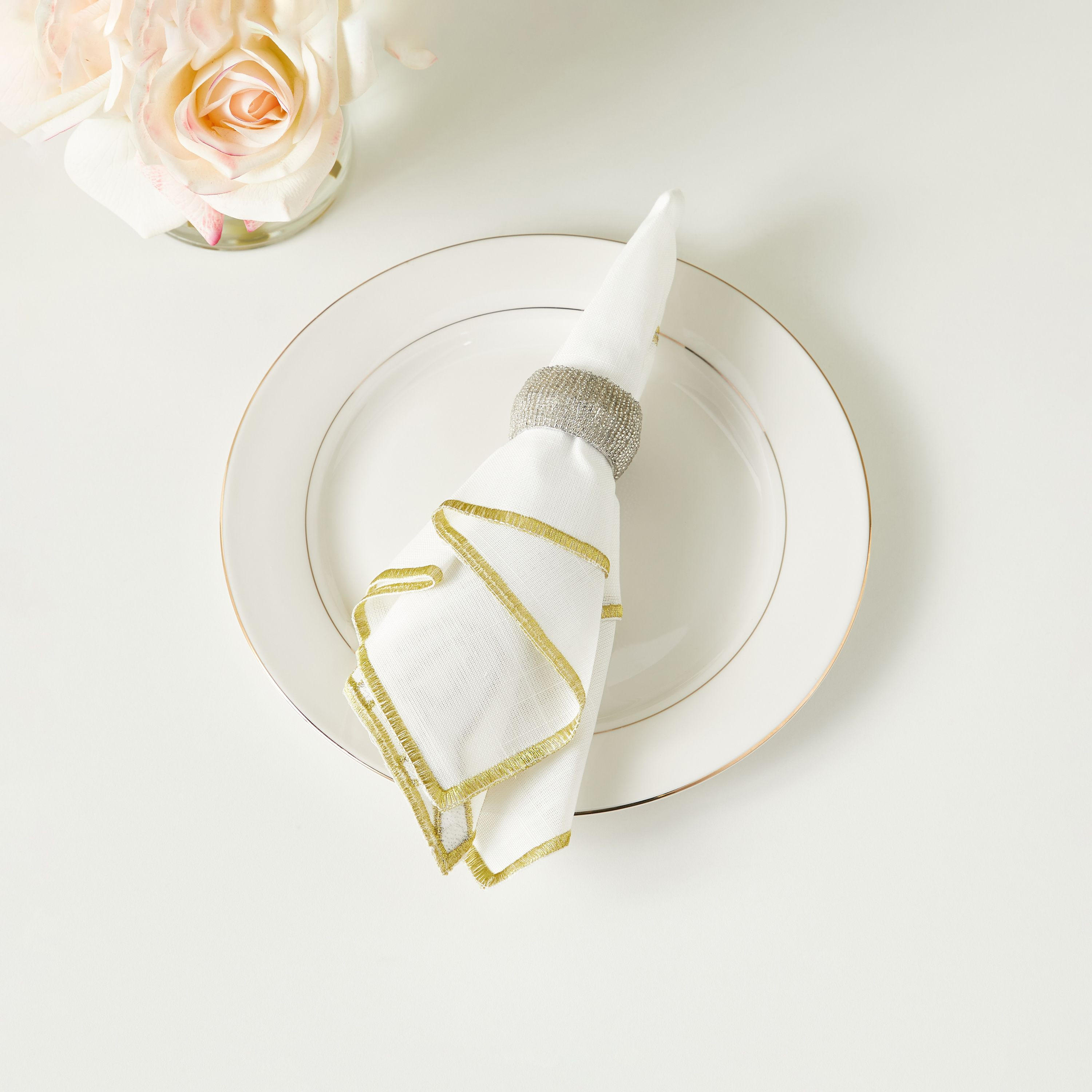 Beaded Napkin Ring - Set of 4-household-kitchen-kitchentoolsandutensils-image-1