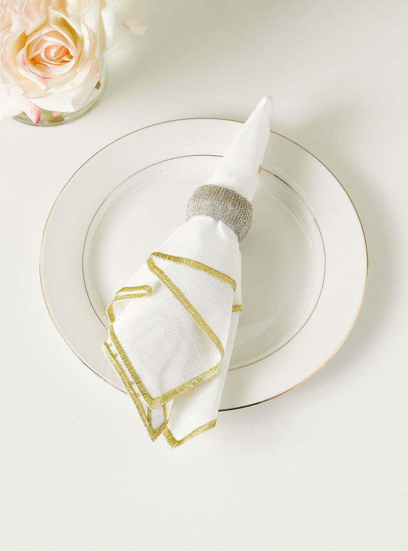 Beaded Napkin Ring - Set of 4-household-kitchen-kitchentoolsandutensils-image-1
