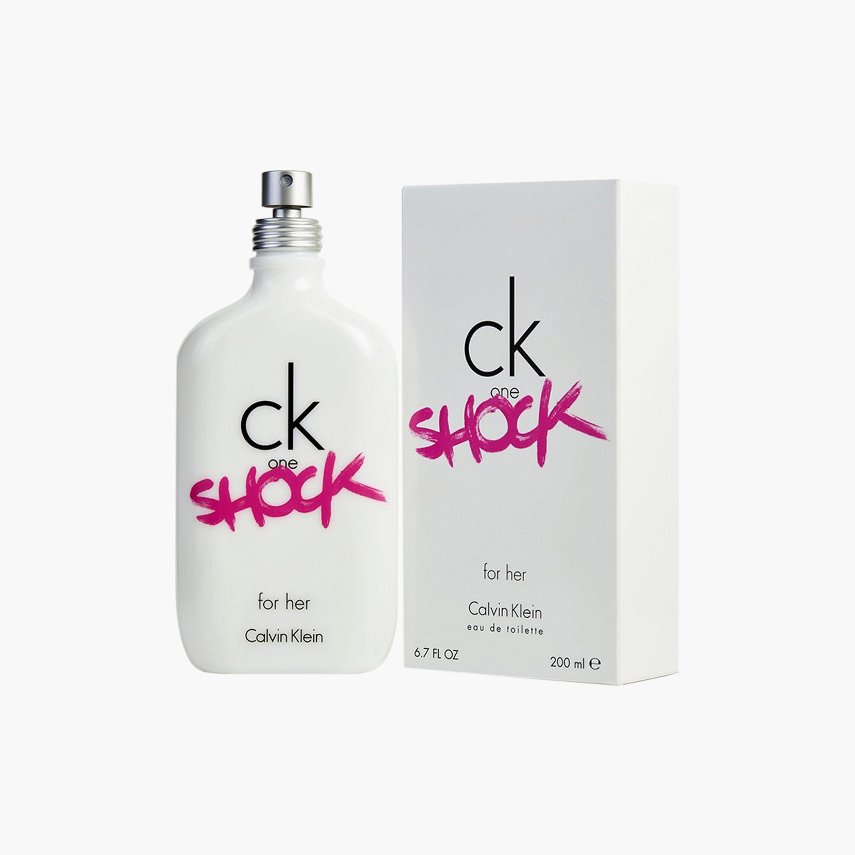 Calvin Klein cK One Shock Eau de Toilette Spray for Women - 200 ml-beautyandpersonalcare-fragrance-women-image-1