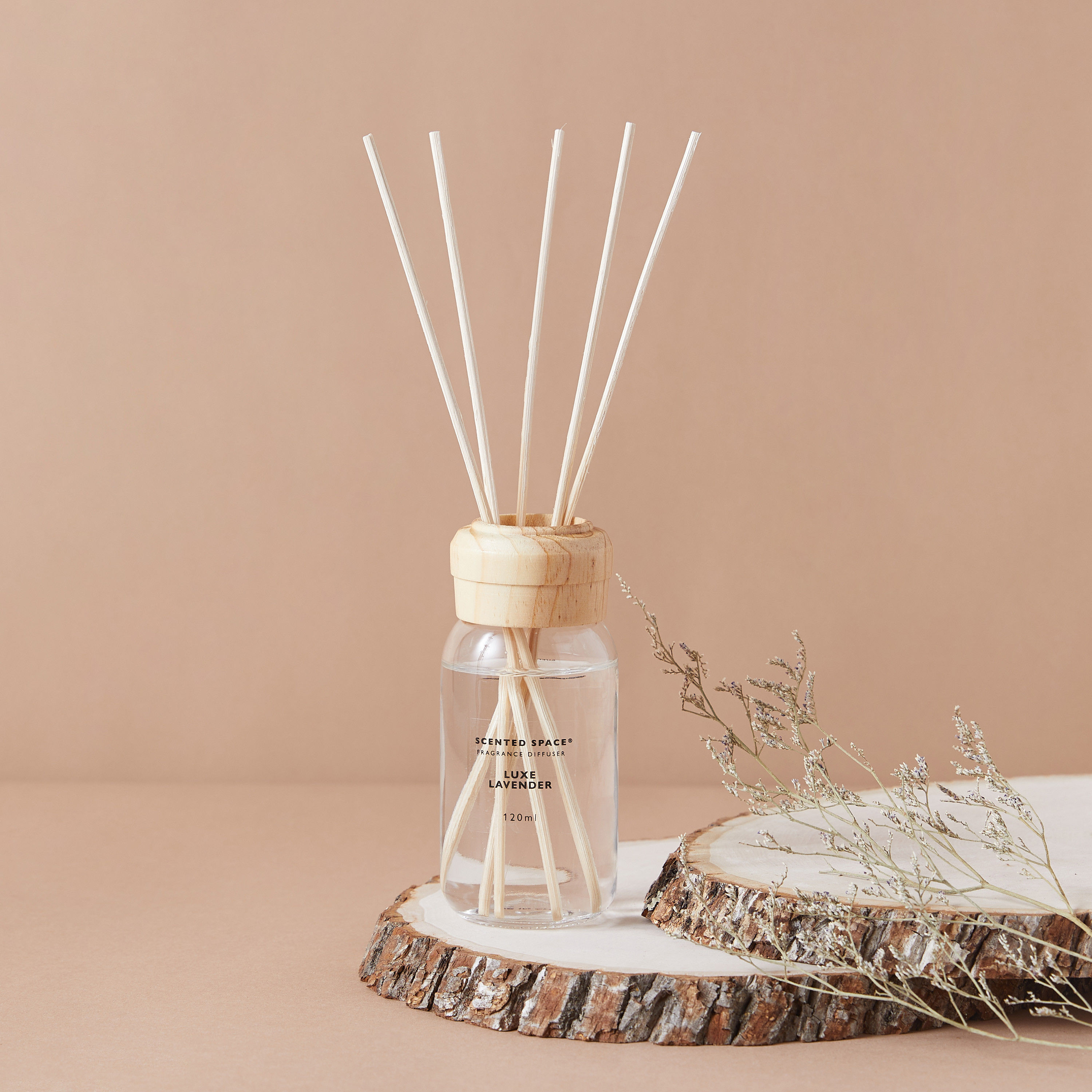 Scented Space Luxe Lavender Reed Diffuser - 120 ml-household-homefragrance-reeddiffusers-image-1