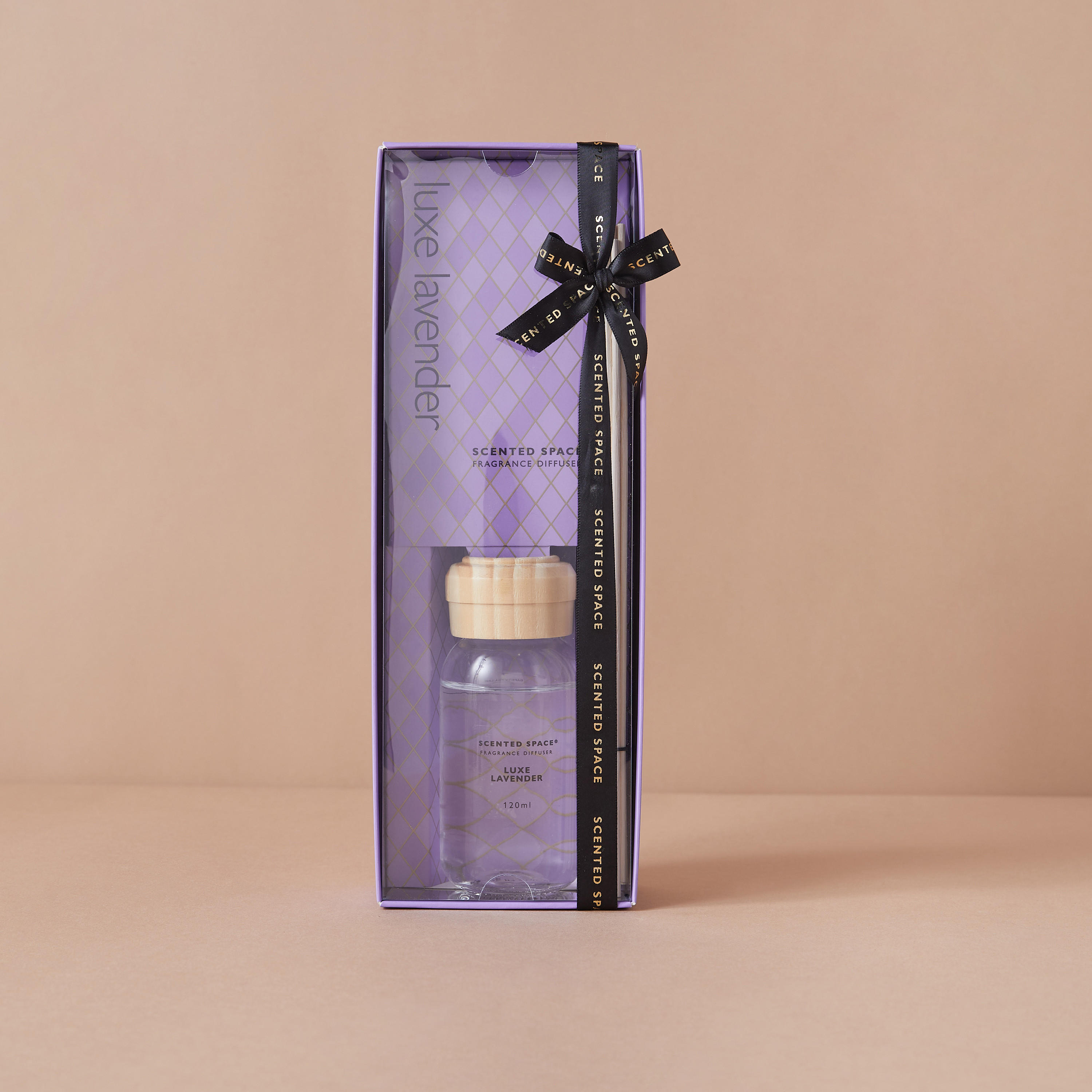 Scented Space Luxe Lavender Reed Diffuser - 120 ml-household-homefragrance-reeddiffusers-image-4