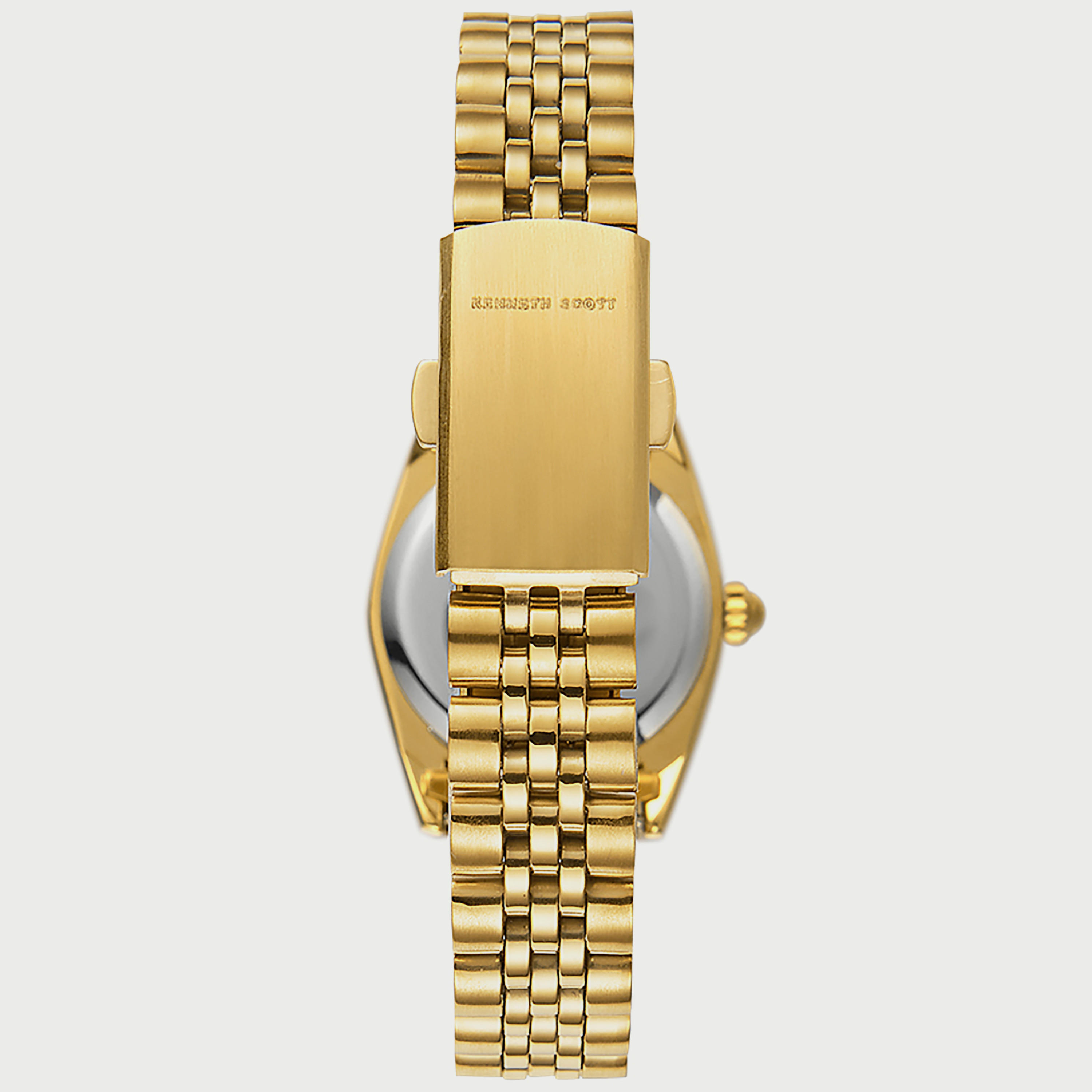 Kenneth Scott Women's Gold Analog Stainless Steel Strap Watch K22536-GBGC | 26 MM-women-watchesandjewellery-watches-image-3