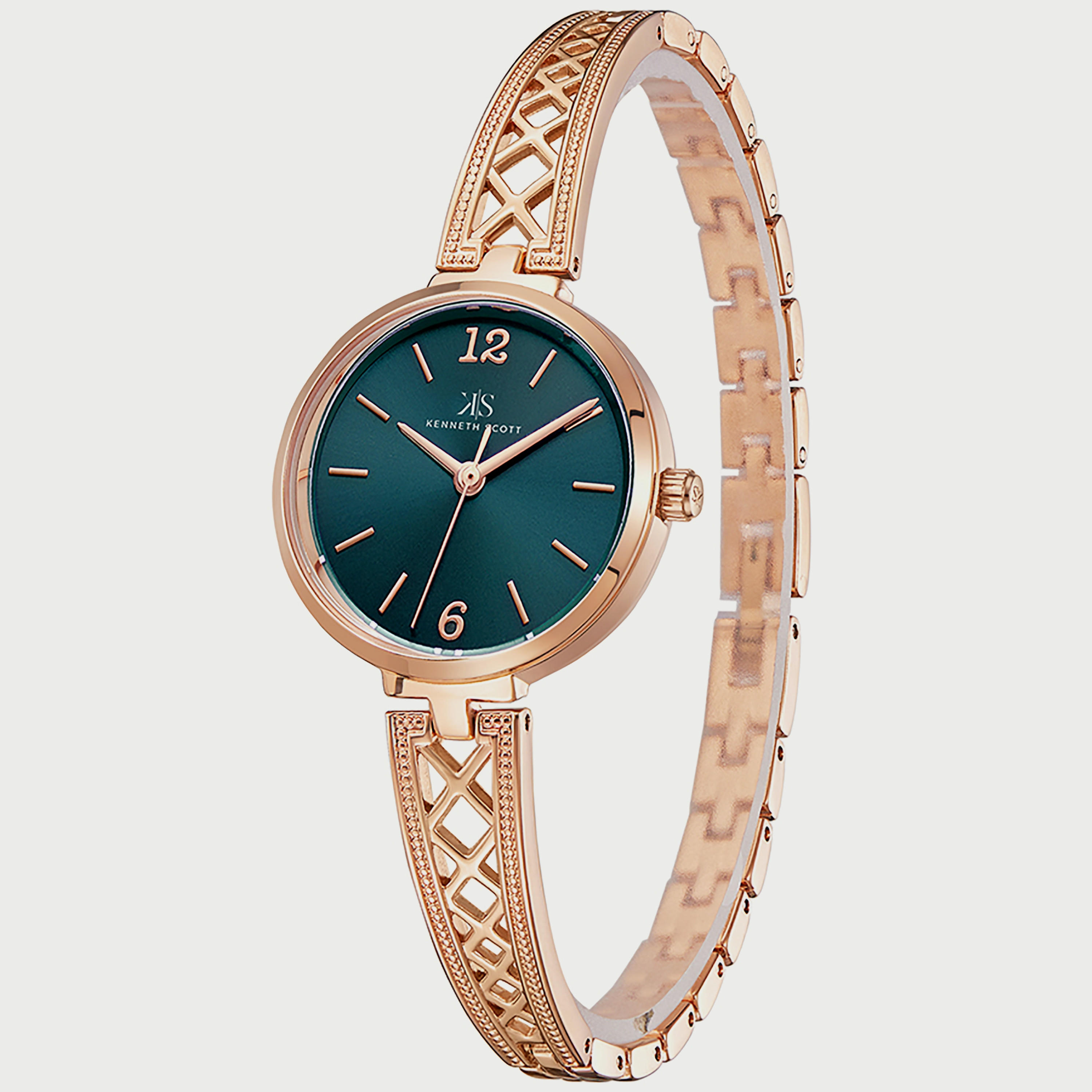  00JSS010Q002 - ساعة انالوج من اوماكس للنساء بمينا اسود مع سوار ذهبي -women-watchesandjewellery-watches-image-2