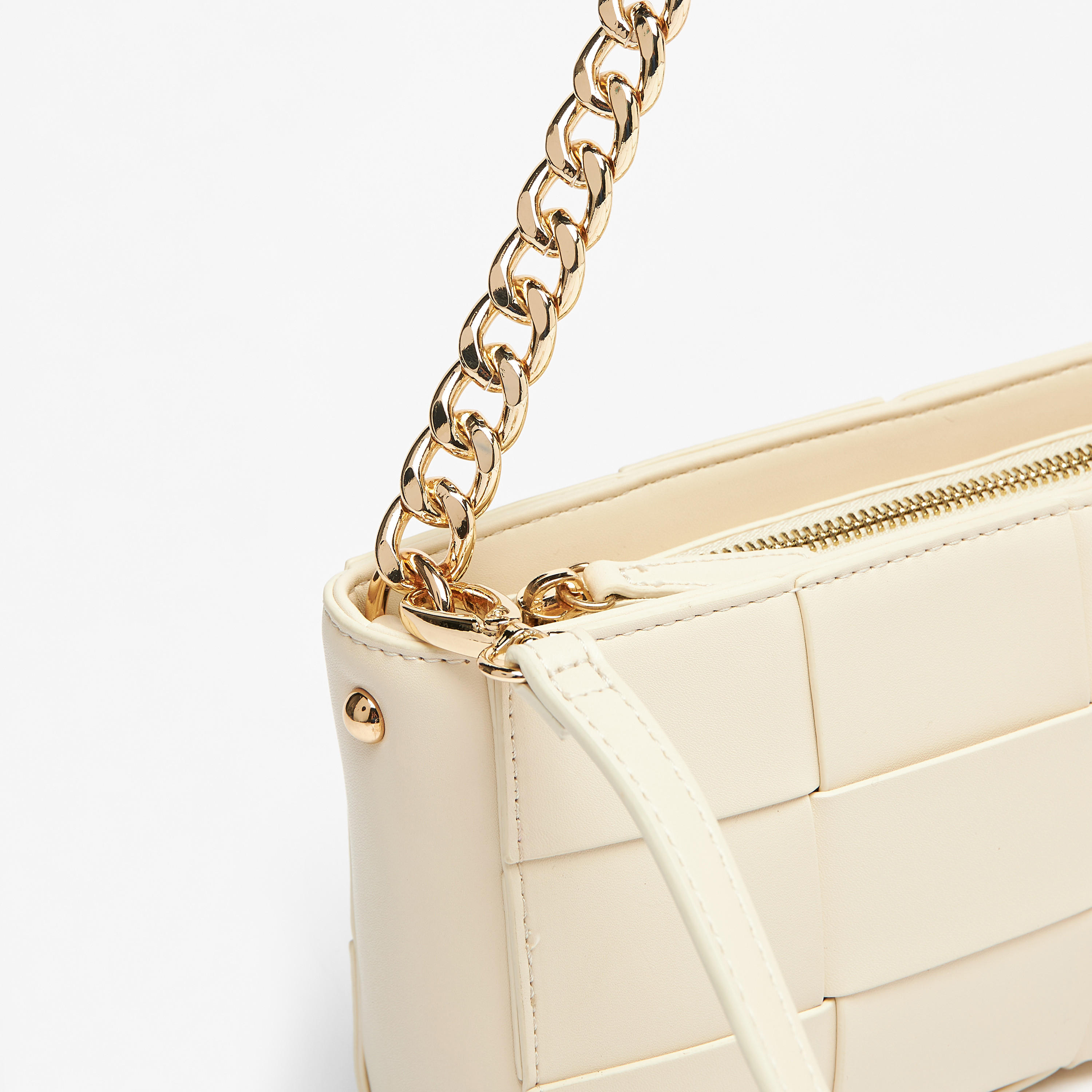Celeste Weave Textured Shoulder Bag with Chain Strap-women-bagsandwallets-handbags-image-10
