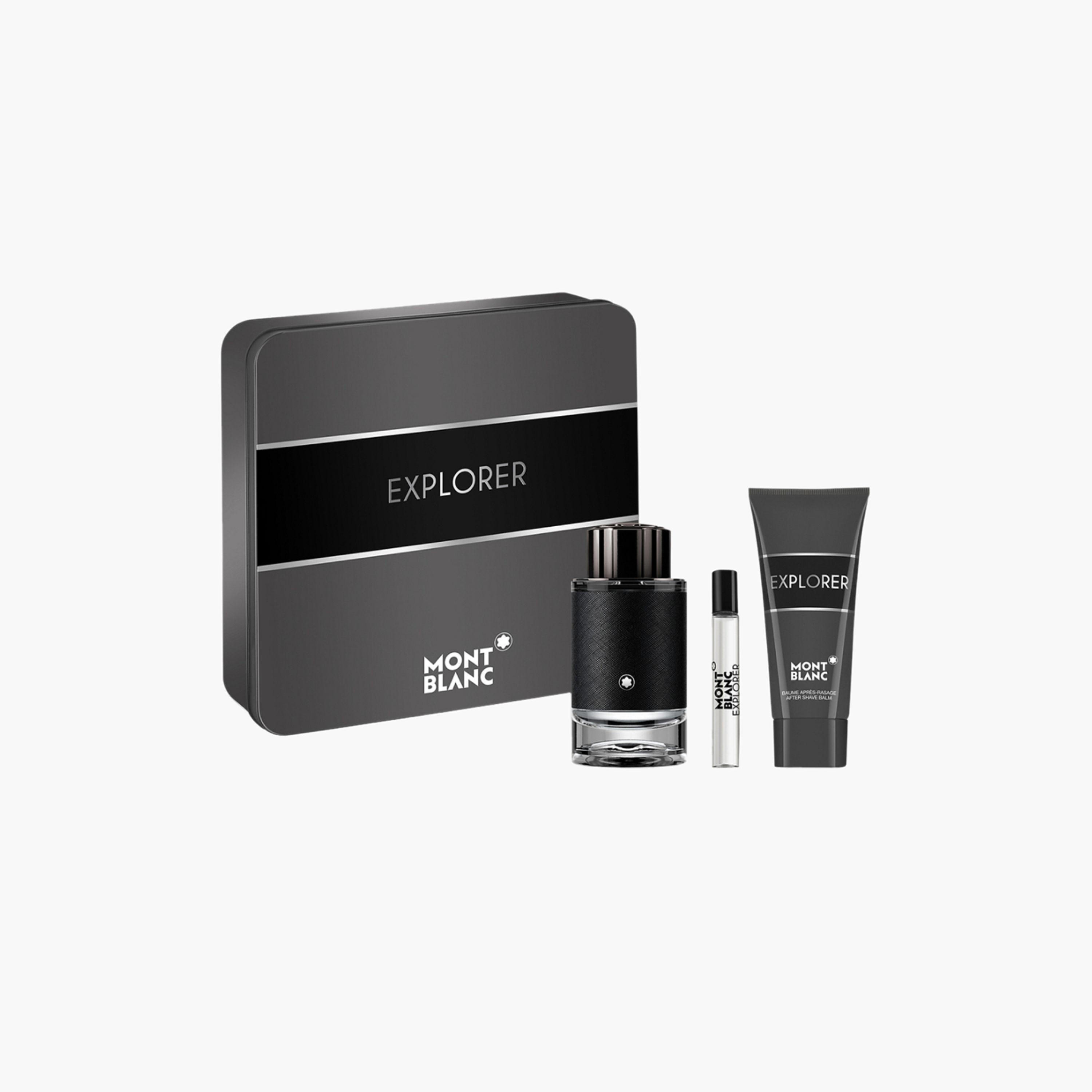 Montblanc Explorer 3-Piece Eau de Parfum and After Shave Balm Set for Men-beautyandpersonalcare-giftsets-image-1