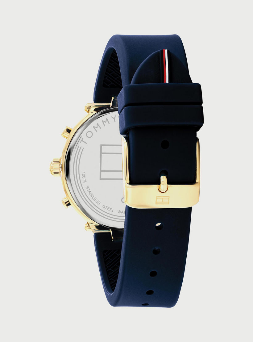 Tommy Hilfiger Women's 38 MM Blue Chronograph Silicone Strap Watch -1782491-women-watchesandjewellery-watches-image-3