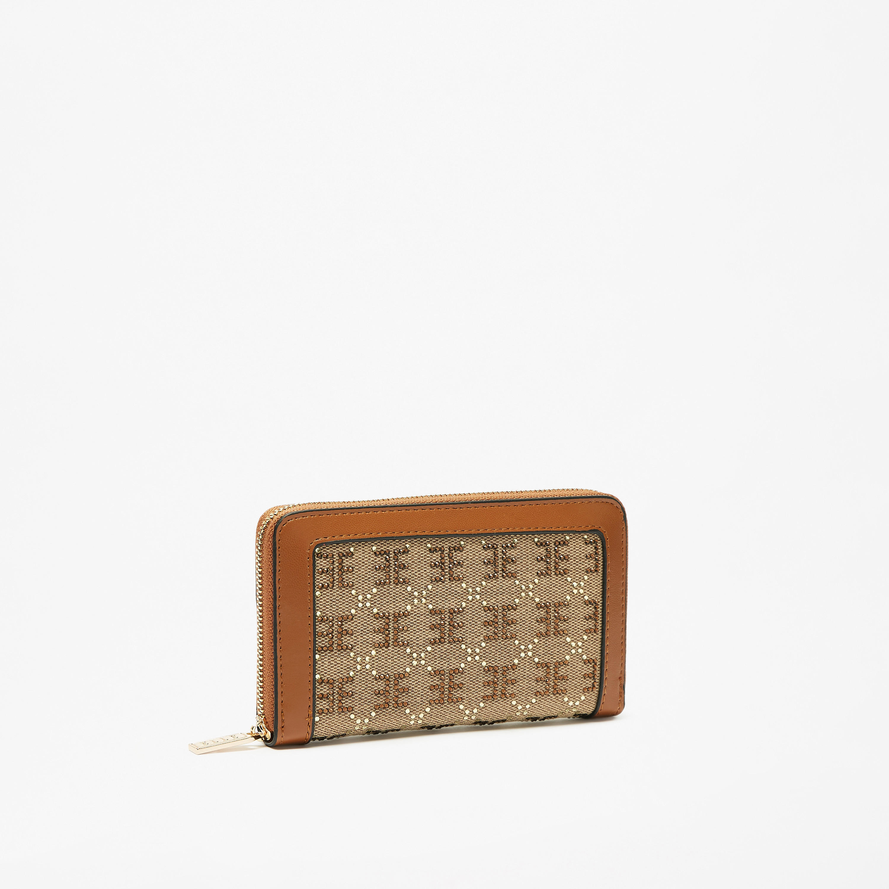 Elle Embellished Zip Around Wallet-women-bagsandwallets-wallets-image-2