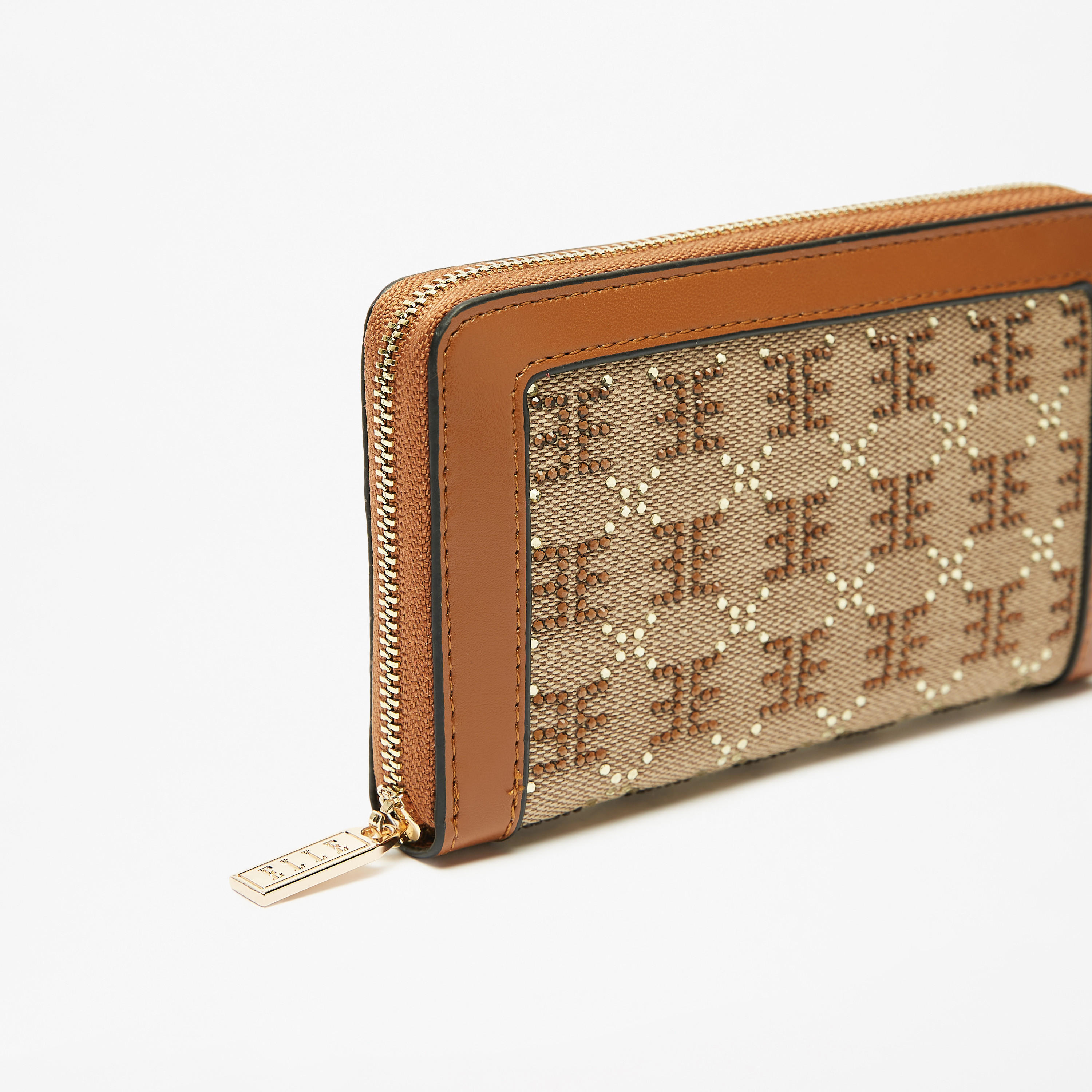 Elle Embellished Zip Around Wallet-women-bagsandwallets-wallets-image-3