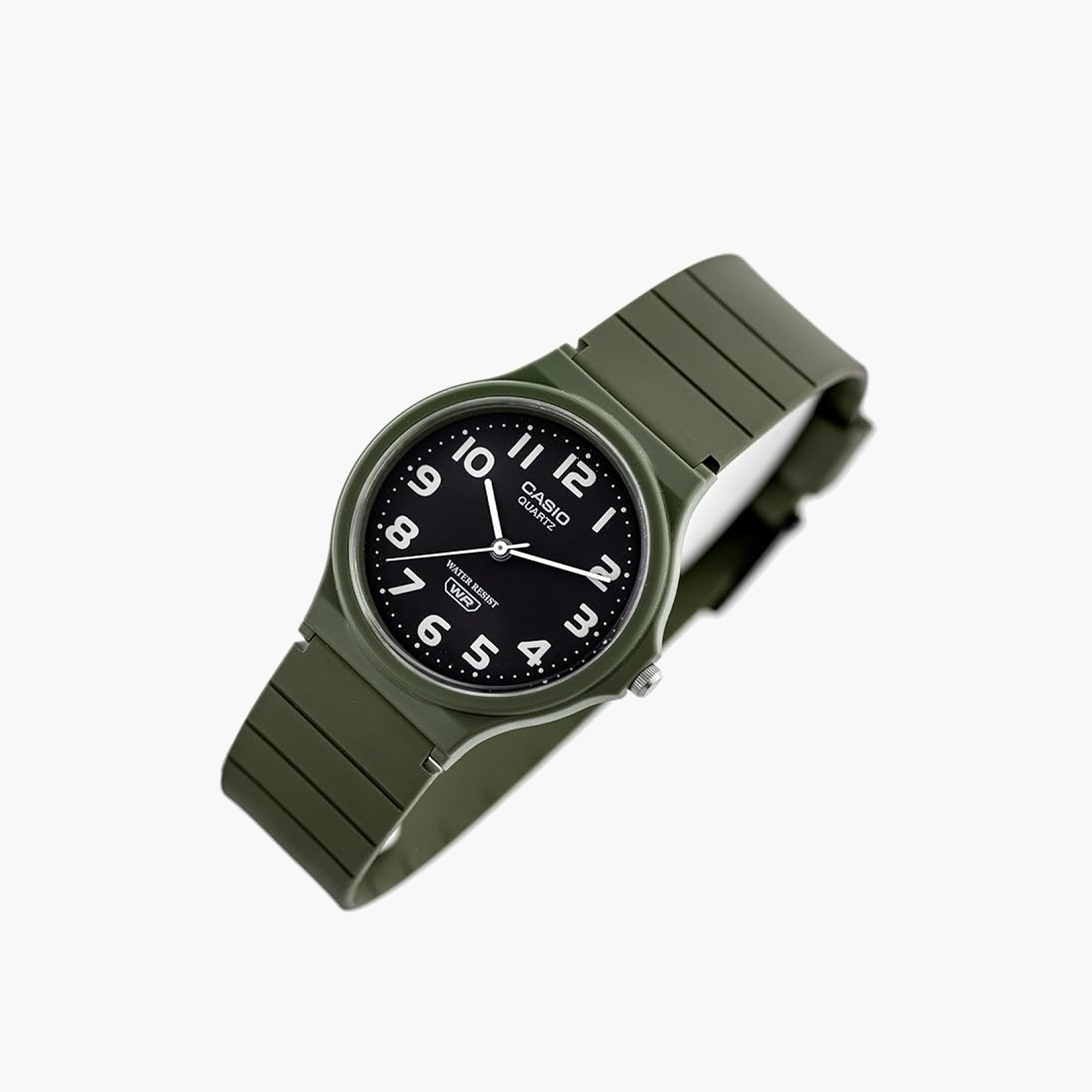ساعة كاسيو انالوج بسوار راتنج اخضر للرجال - MQ-24UC-3BDF-men-watchesandjewellery-watches-image-2