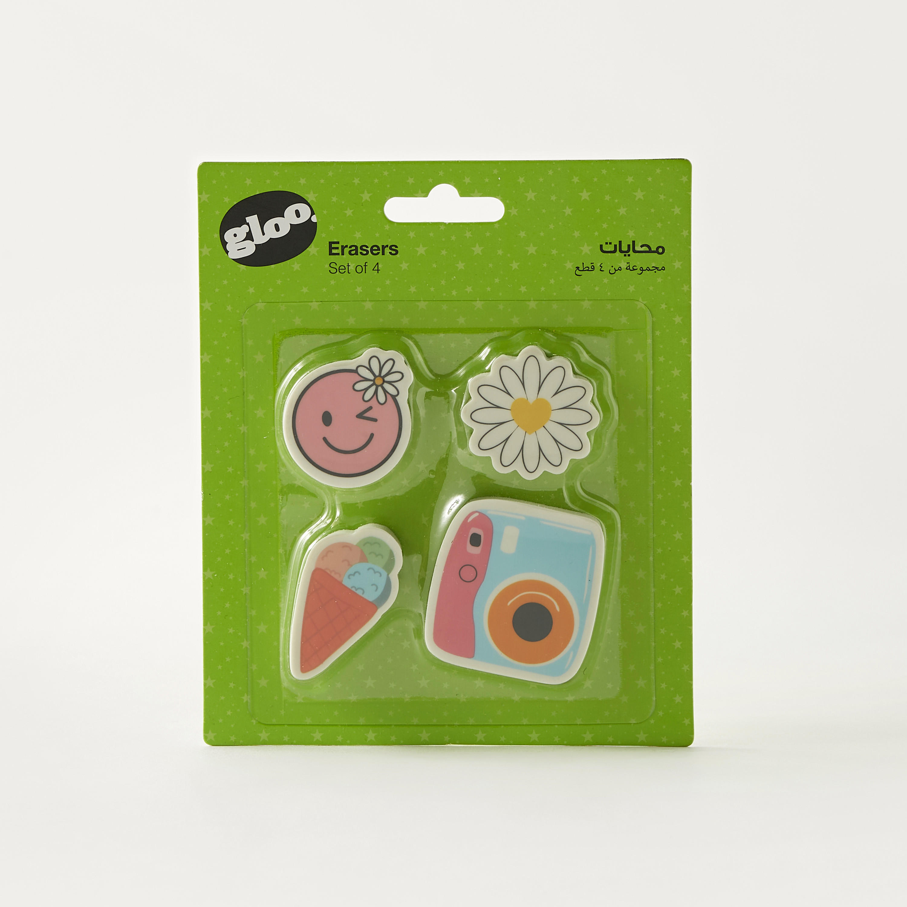 GLOO Assorted Eraser - Set of 4-school-stationery-desksupplies-image-1