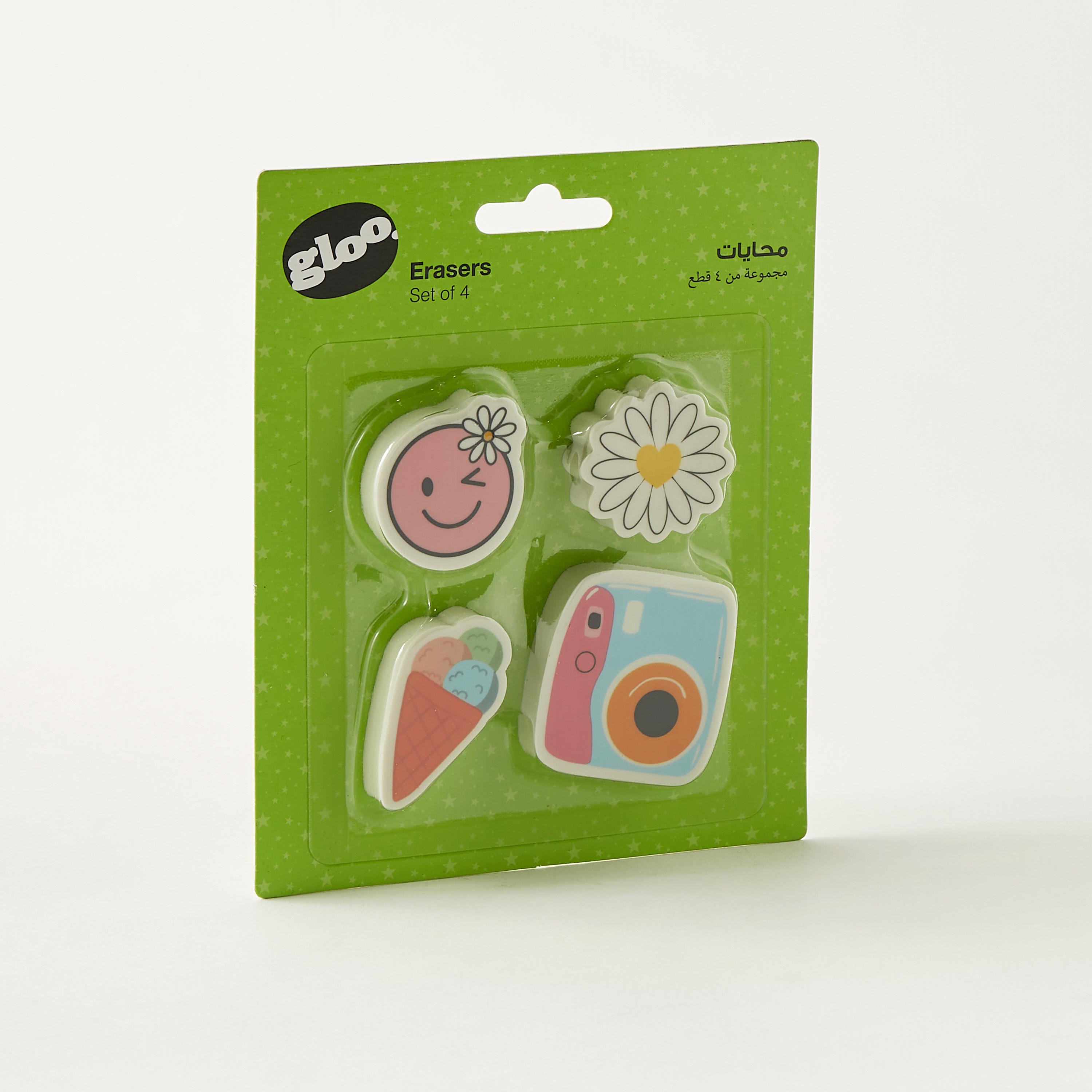 GLOO Assorted Eraser - Set of 4-school-stationery-desksupplies-image-2