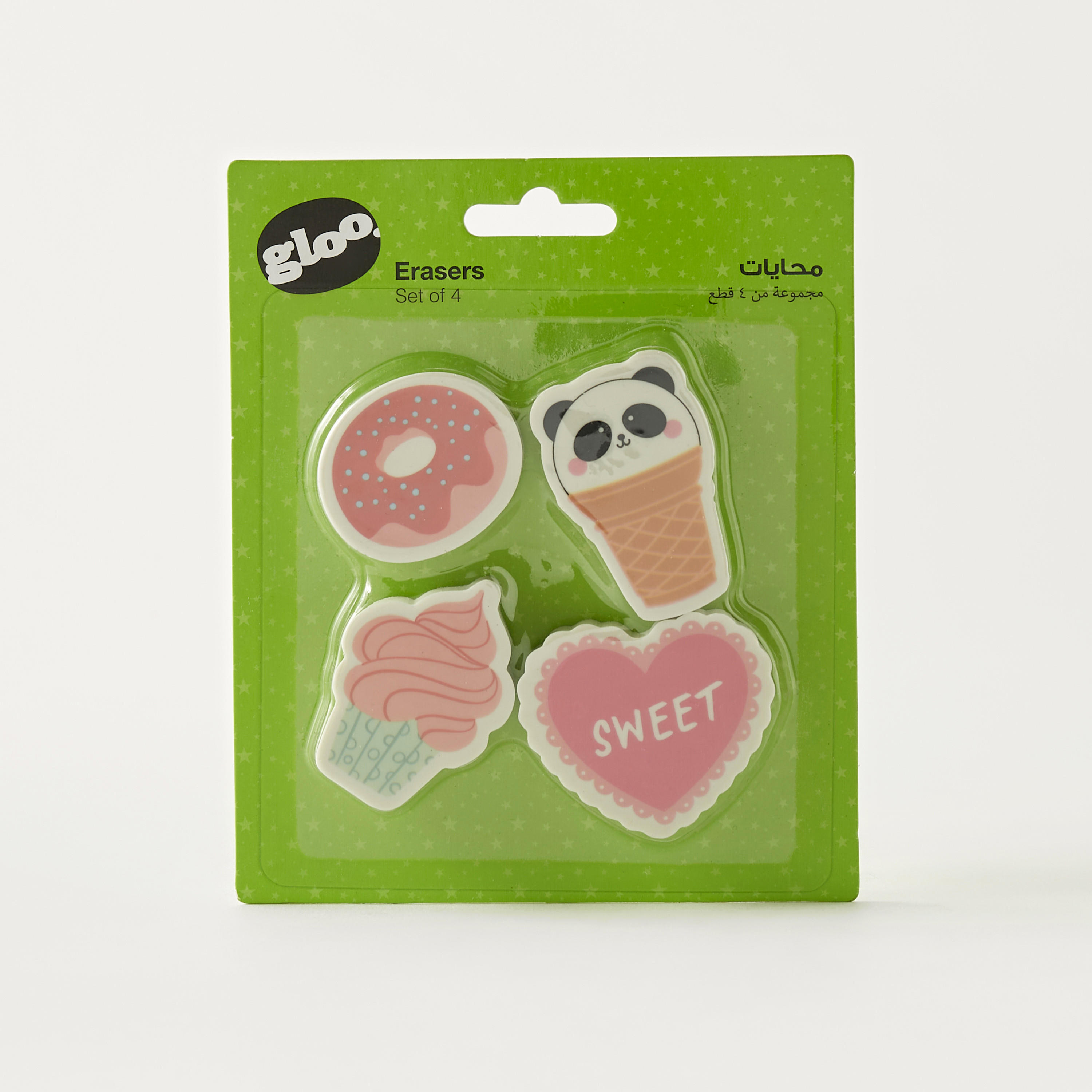 GLOO Assorted Eraser - Set of 4-school-stationery-desksupplies-image-1