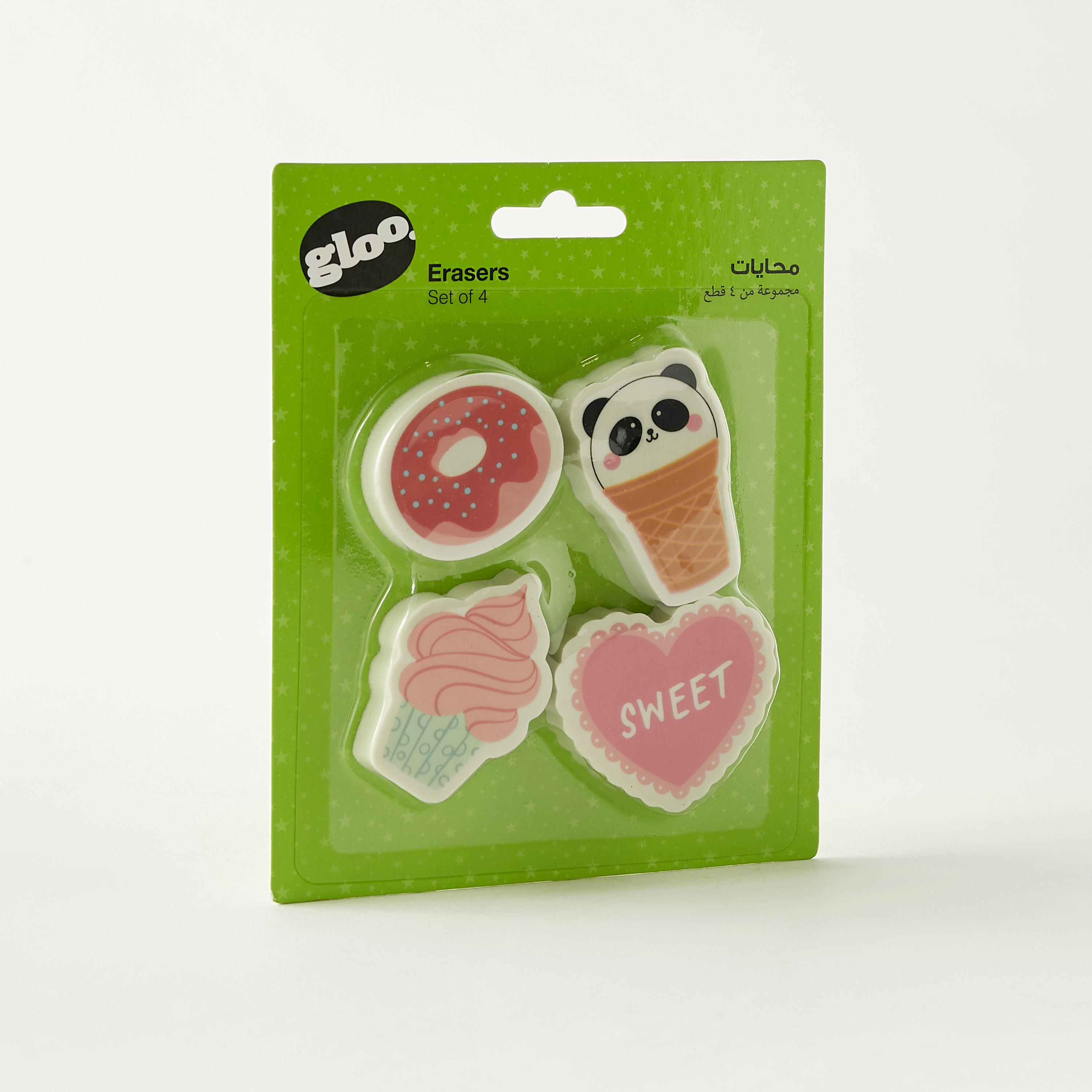 GLOO Assorted Eraser - Set of 4-school-stationery-desksupplies-image-2