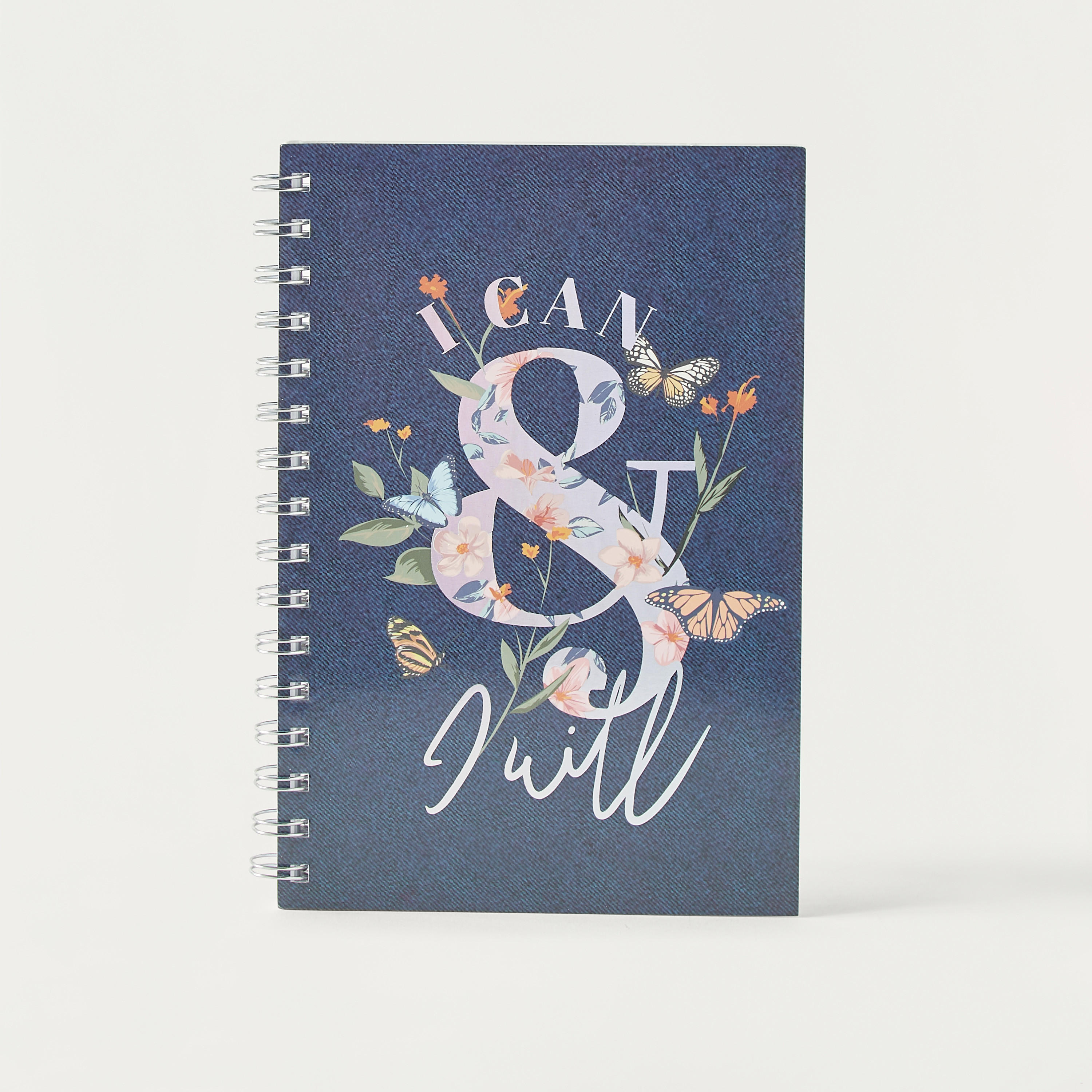GLOO Typography Print A5 Spiral Notebook-school-stationery-notebooks-image-1