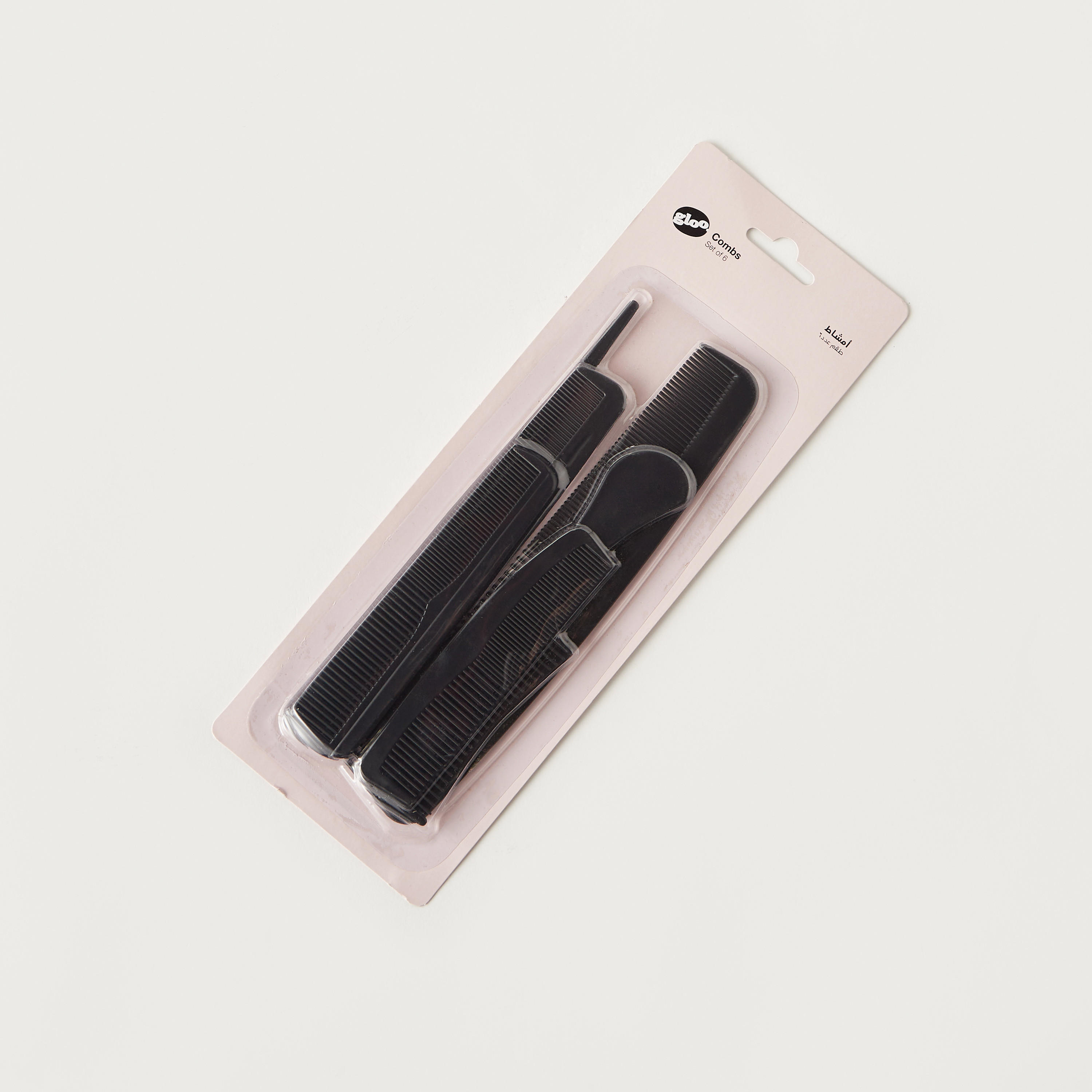 GLOO 6-Piece Solid Comb Set-beautyandpersonalcare-hair-stylingtools-hairbrushesandcombs-image-2