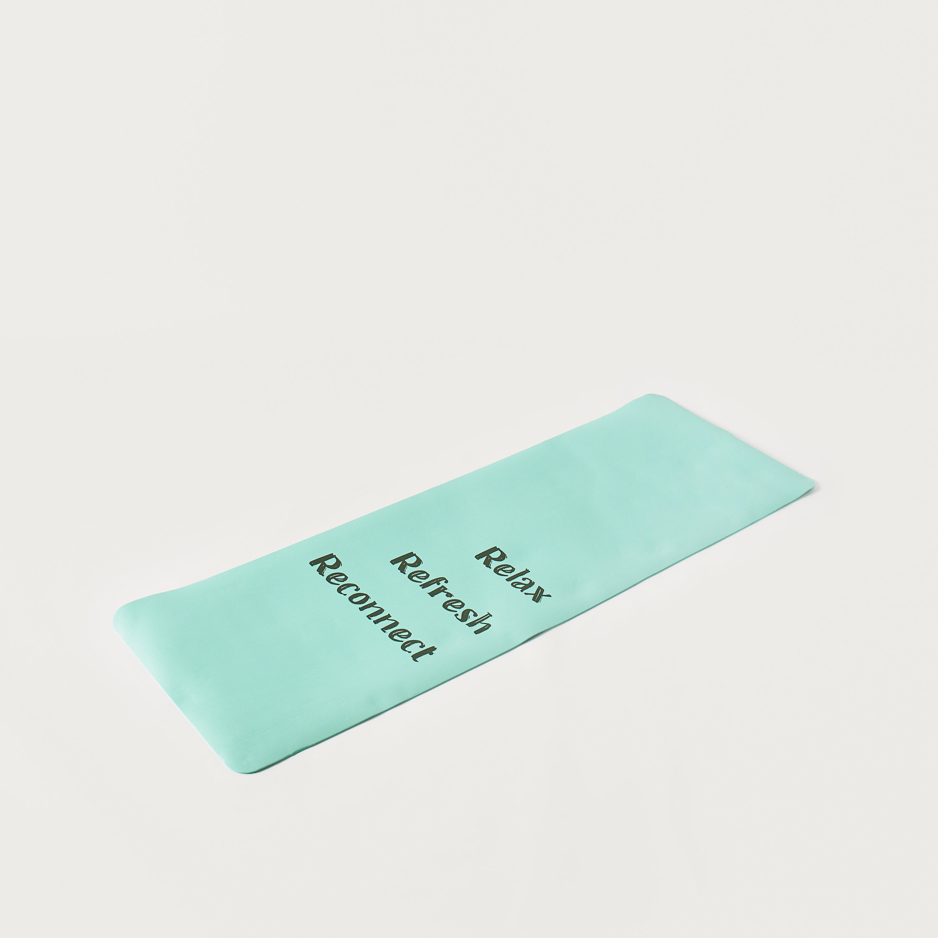Typographic Print Yoga Mat-sports-gear-gym-image-1