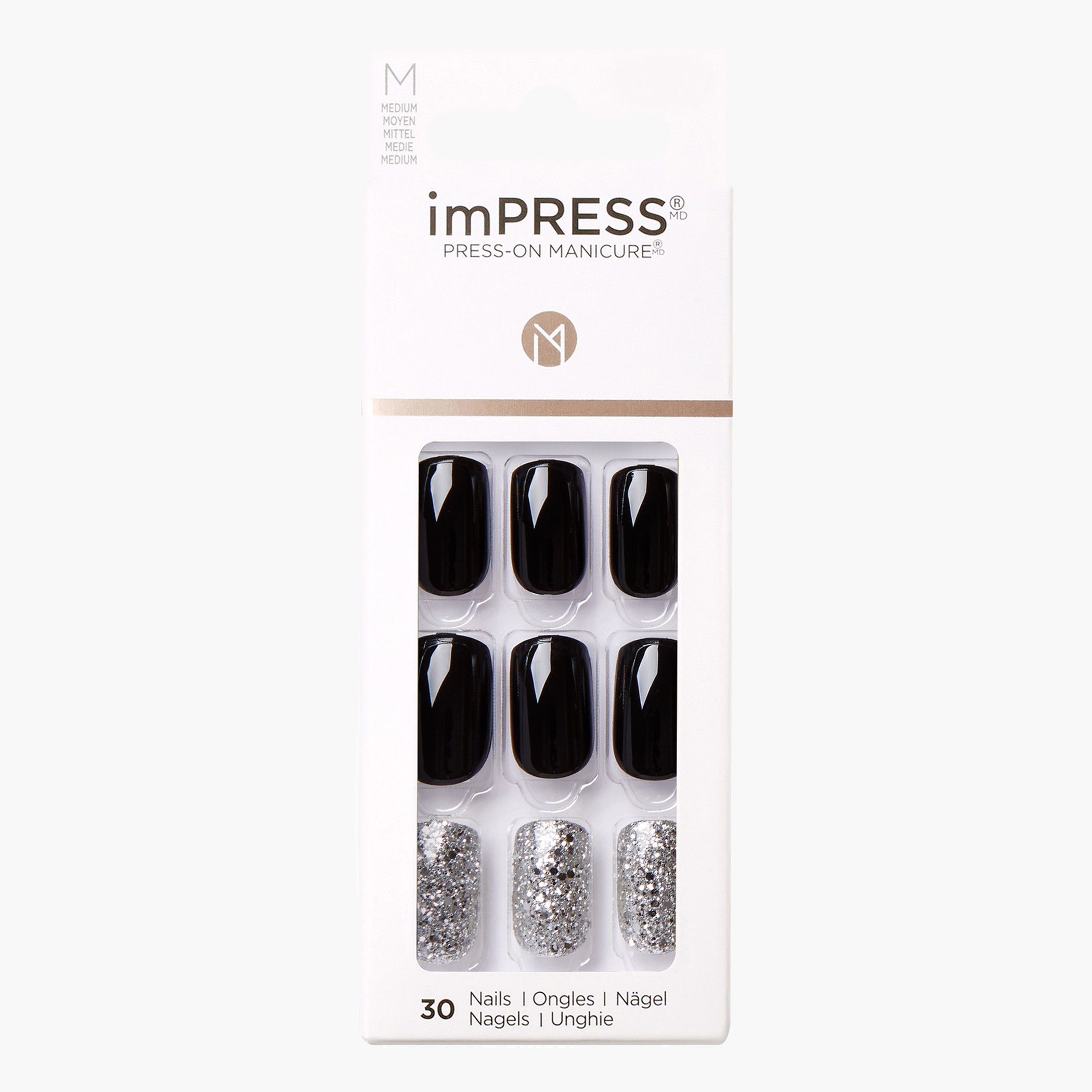 طقم مانيكير إمبريس بريس أون من كيس كوزمتكس-beautyandpersonalcare-makeup-nails-artificialnails-image-1