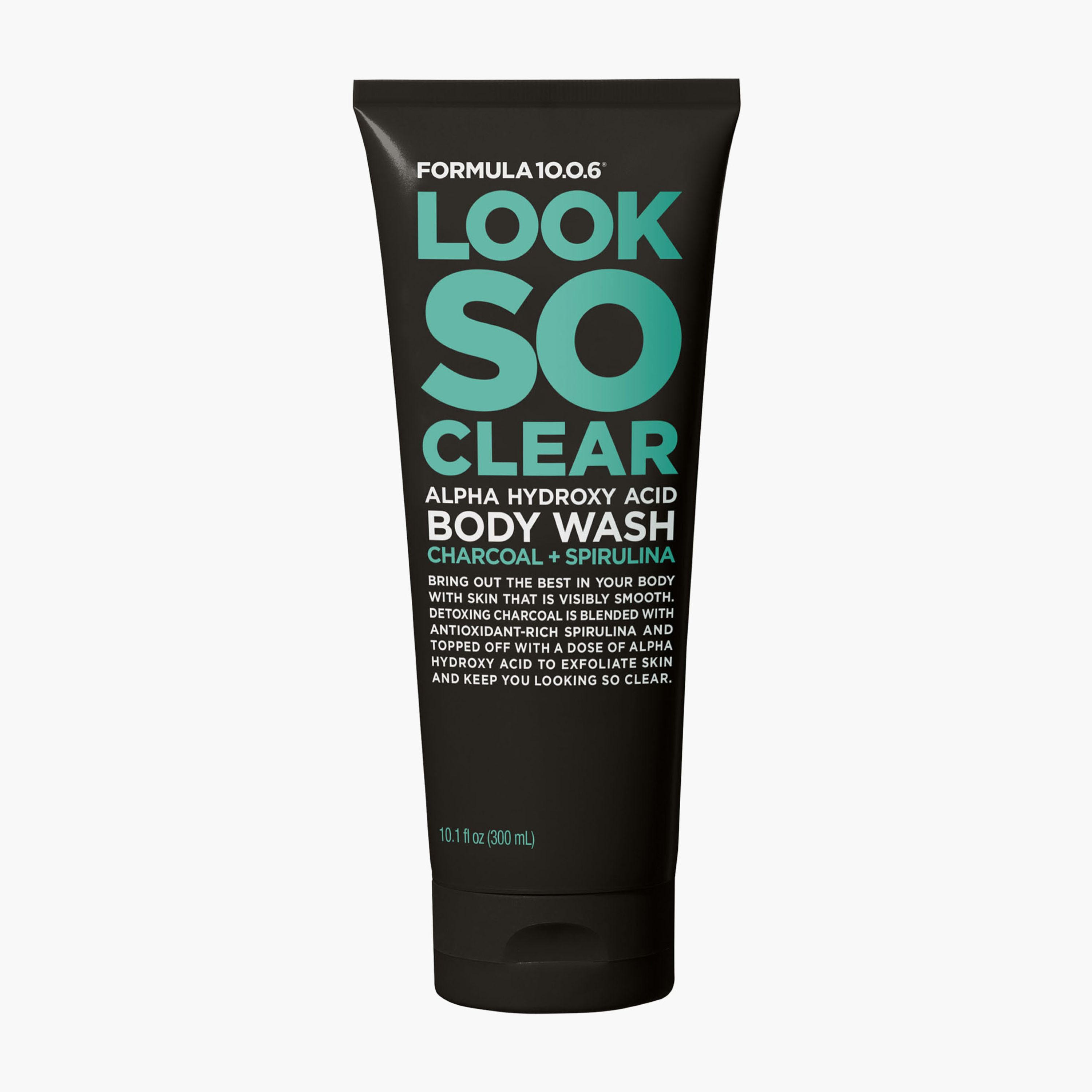 formula 10.0.6 Look So Clear Apha Hydroxy Body Wash - 300 ml-beautyandpersonalcare-mens-bathandbody-image-1