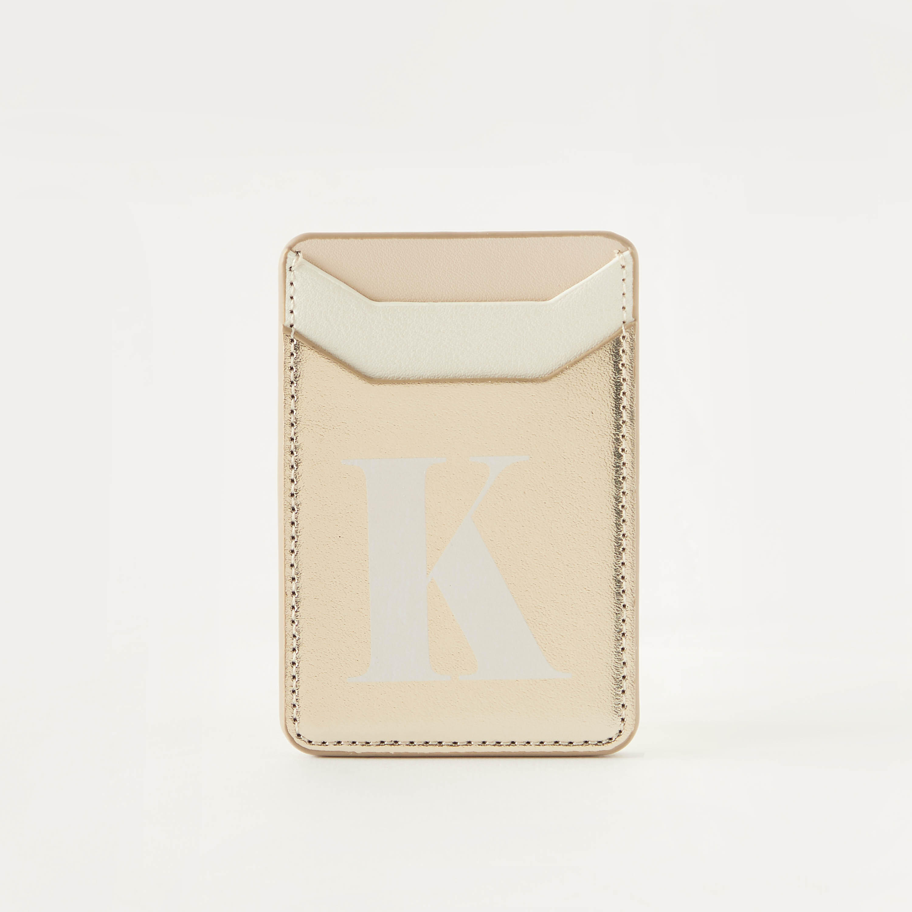 Initial K Print Card Holder-women-bagsandwallets-wallets-image-1