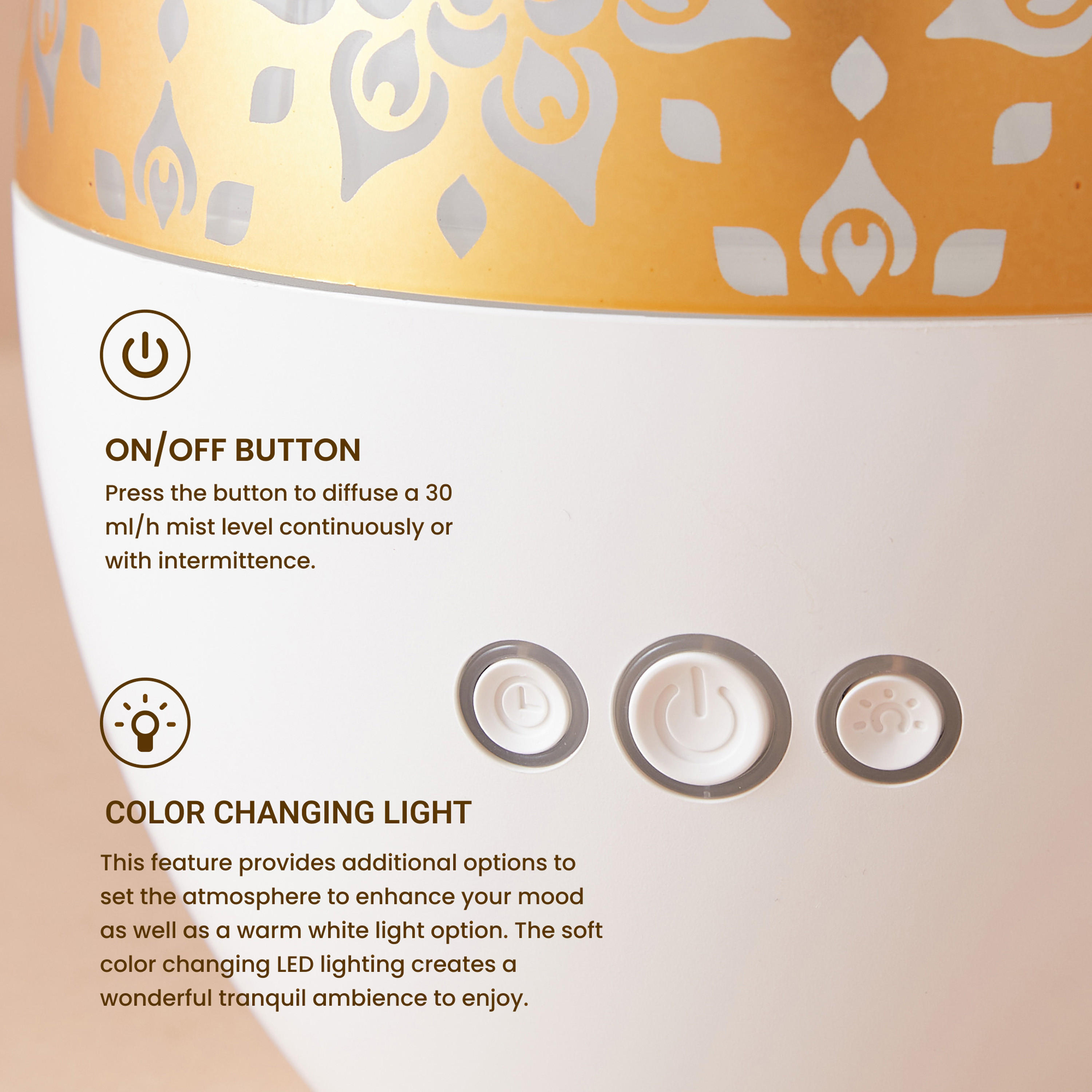 Bloom Aroma Diffuser - 300 ml-household-homefragrance-airrevitalisersandhumidifiers-image-4
