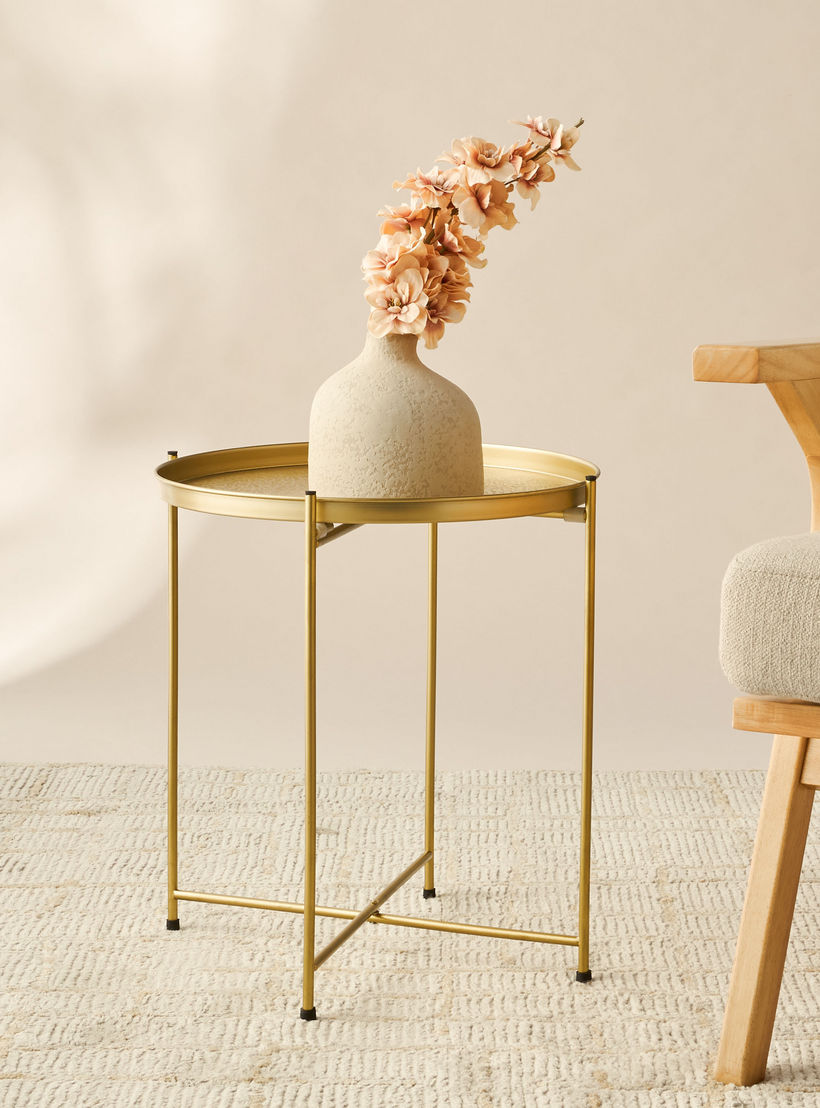 طاولة زينة معدن بسطح صينية - 41x41x46 سم-furniture-livingroom-sideandendtables-image-1